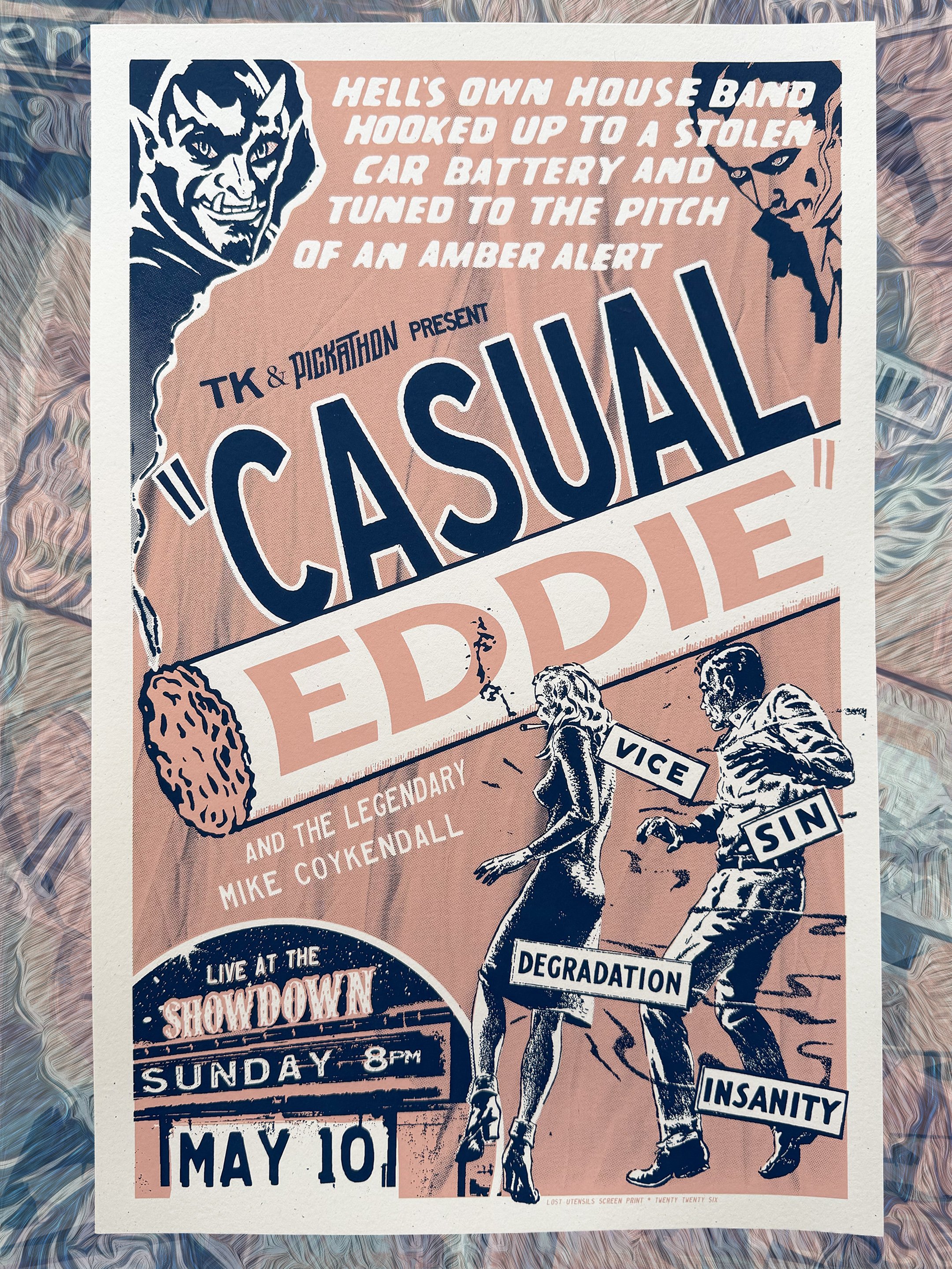 Casual Eddie - 5/10/26 Poster - Main image - Peach