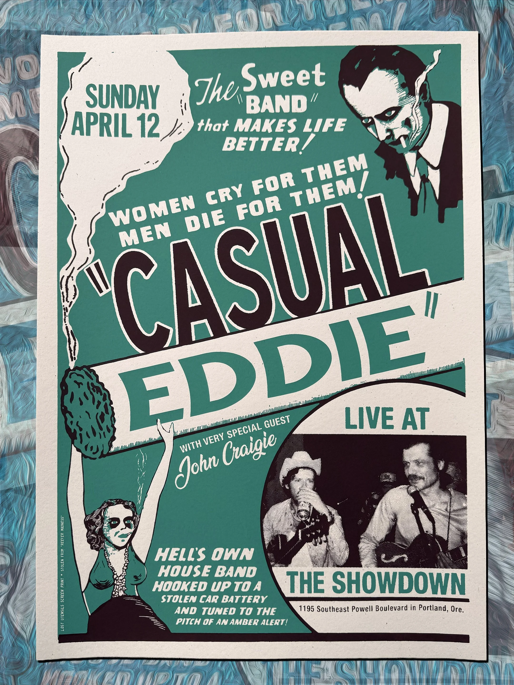 Casual Eddie at The Showdown - Main Image - Green