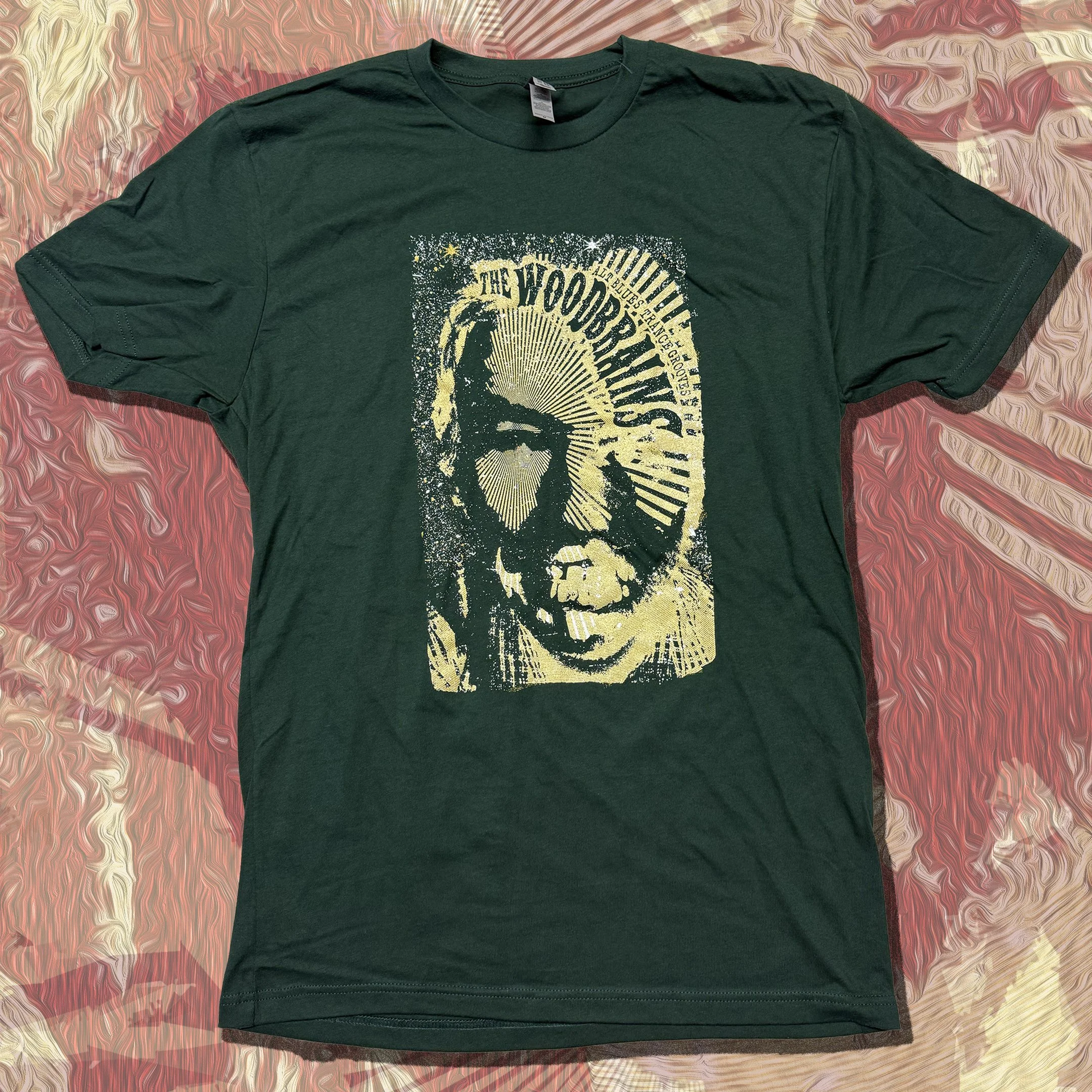 Lost Utensils - The Woodbrains T-shirt - Green Shirt