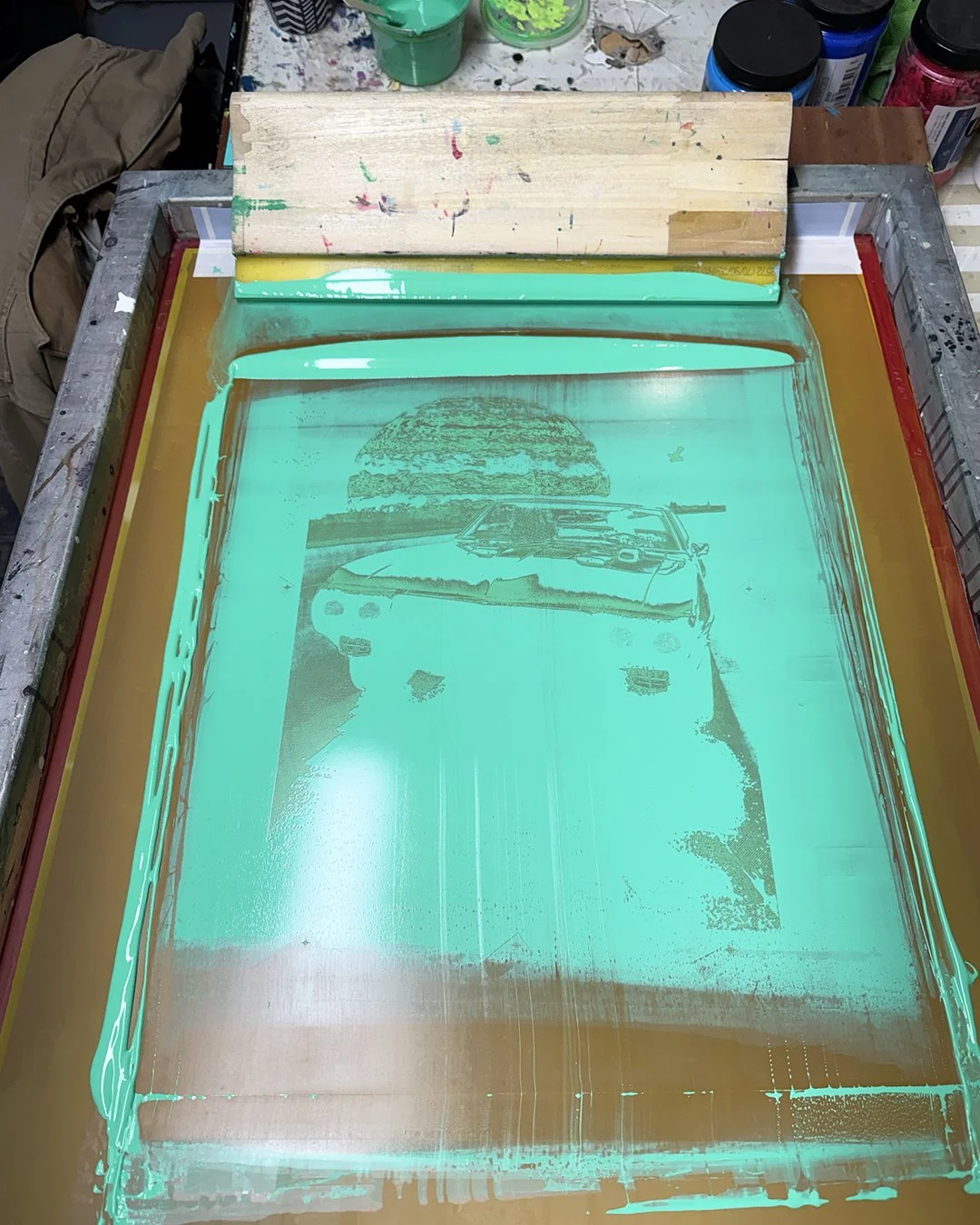 The Mother Hips & Lewi Longmire, February 2026 Poster - printing process