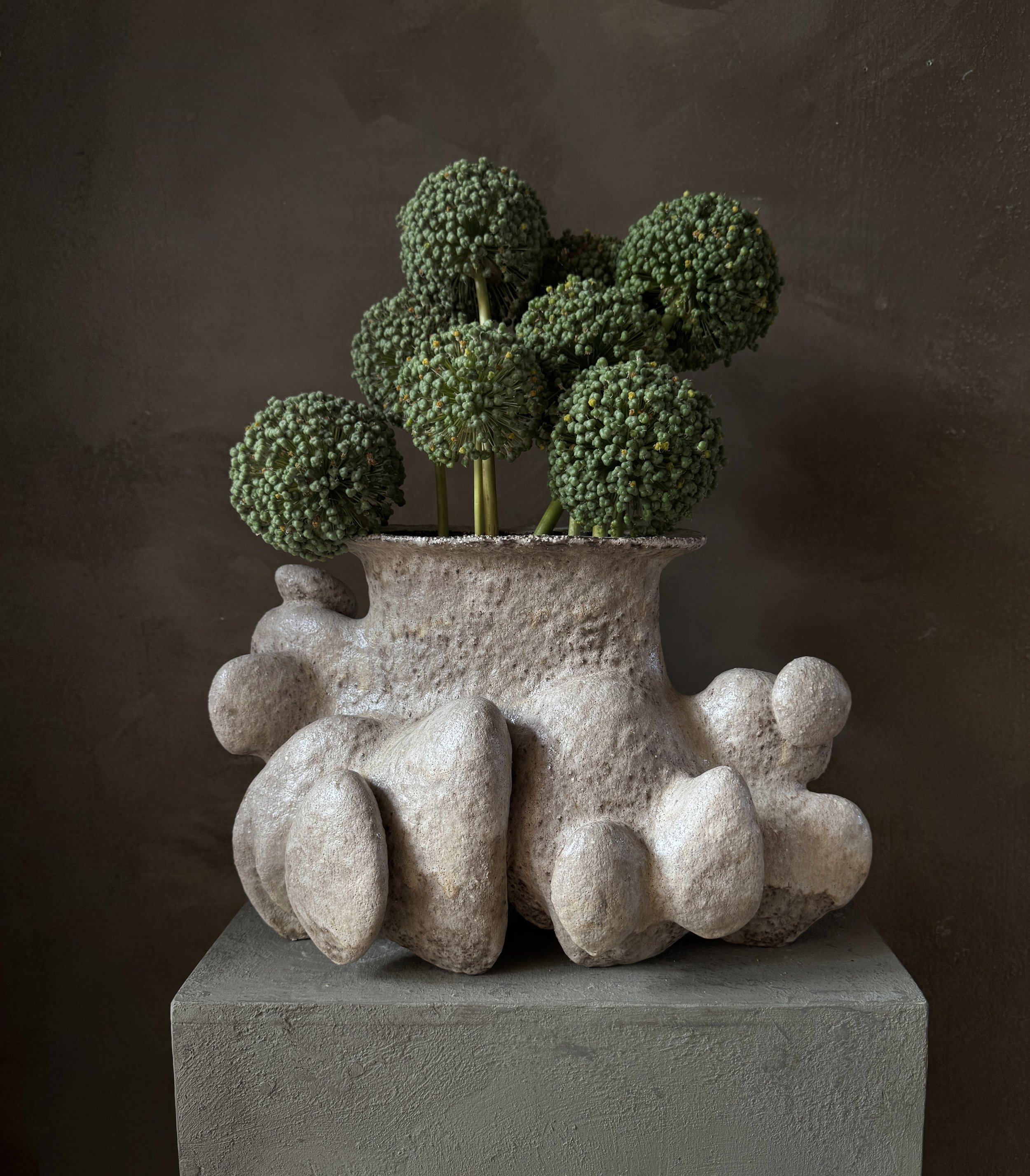 Sculptural Vase " Rhodolite Form " No. 2