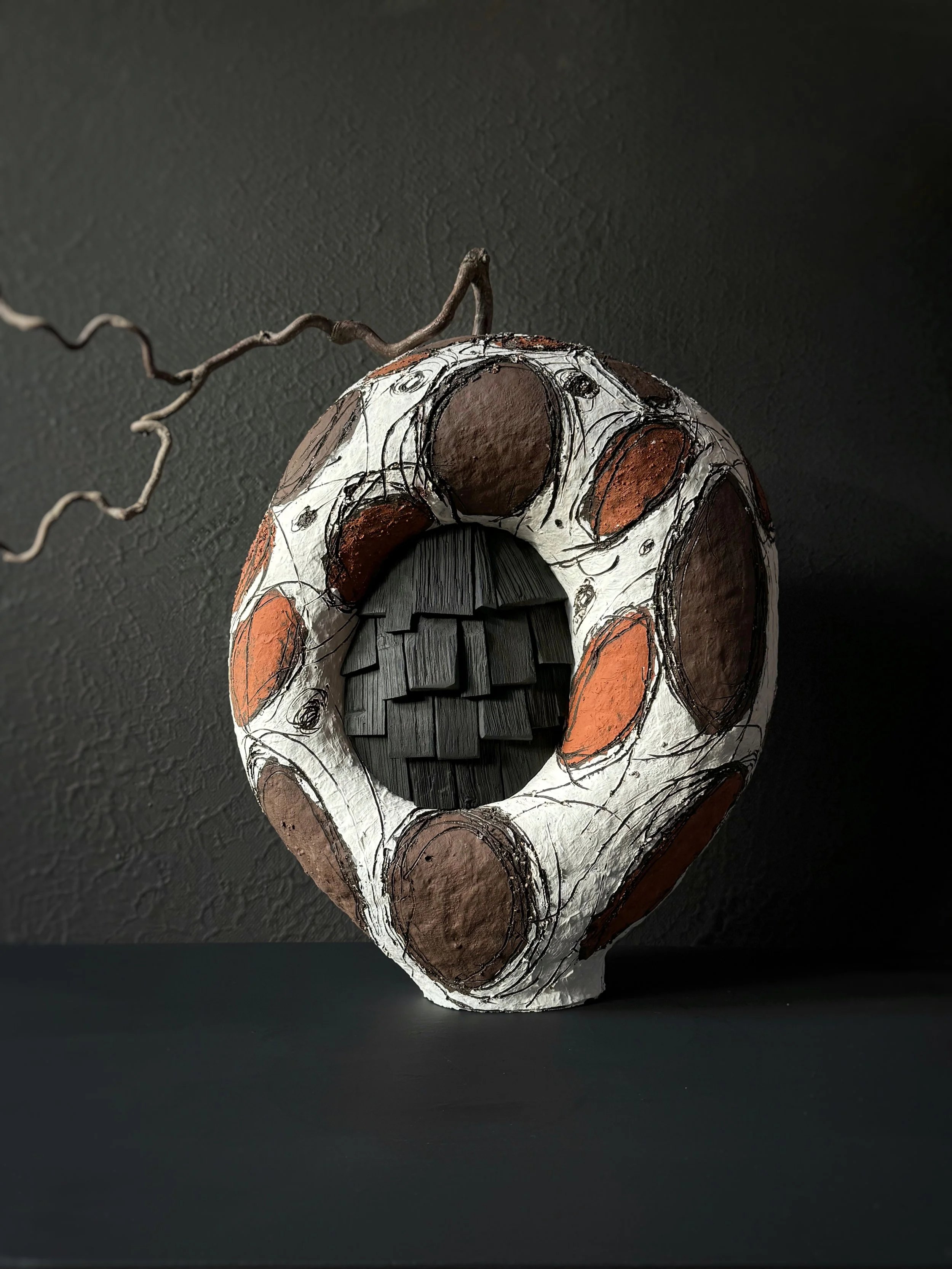 Ceramic vase " Okay" II