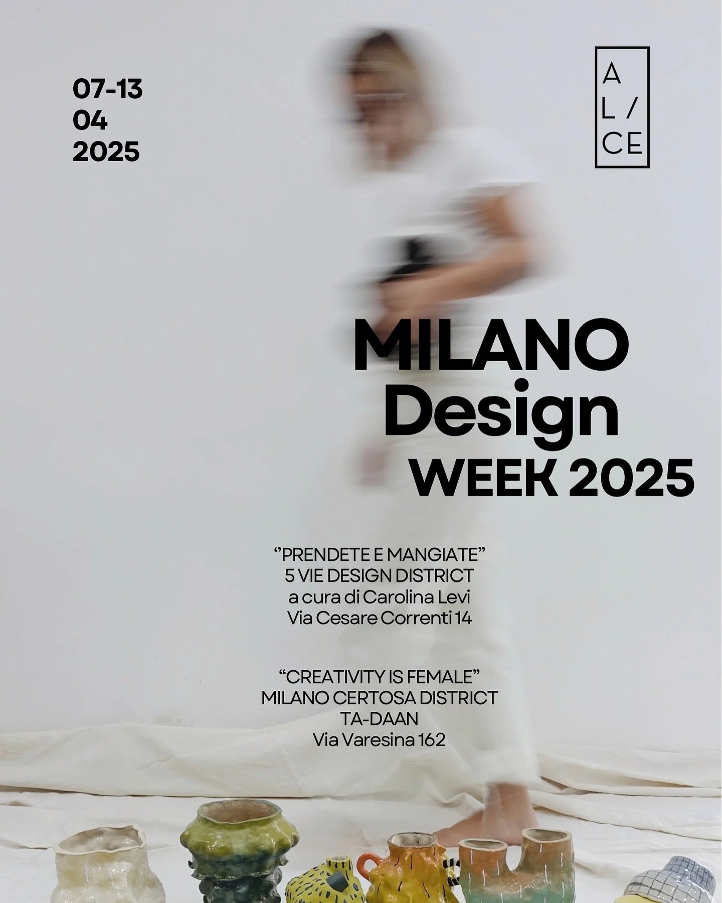 Con gioia prendo parte alla Milano Design Week 2025, scopri dove trovarmi!💥

#milandesignweek #interiordesign #artigianatoitaliano #design #alicedelferraro #contemporarydesign #contemporaryceramic