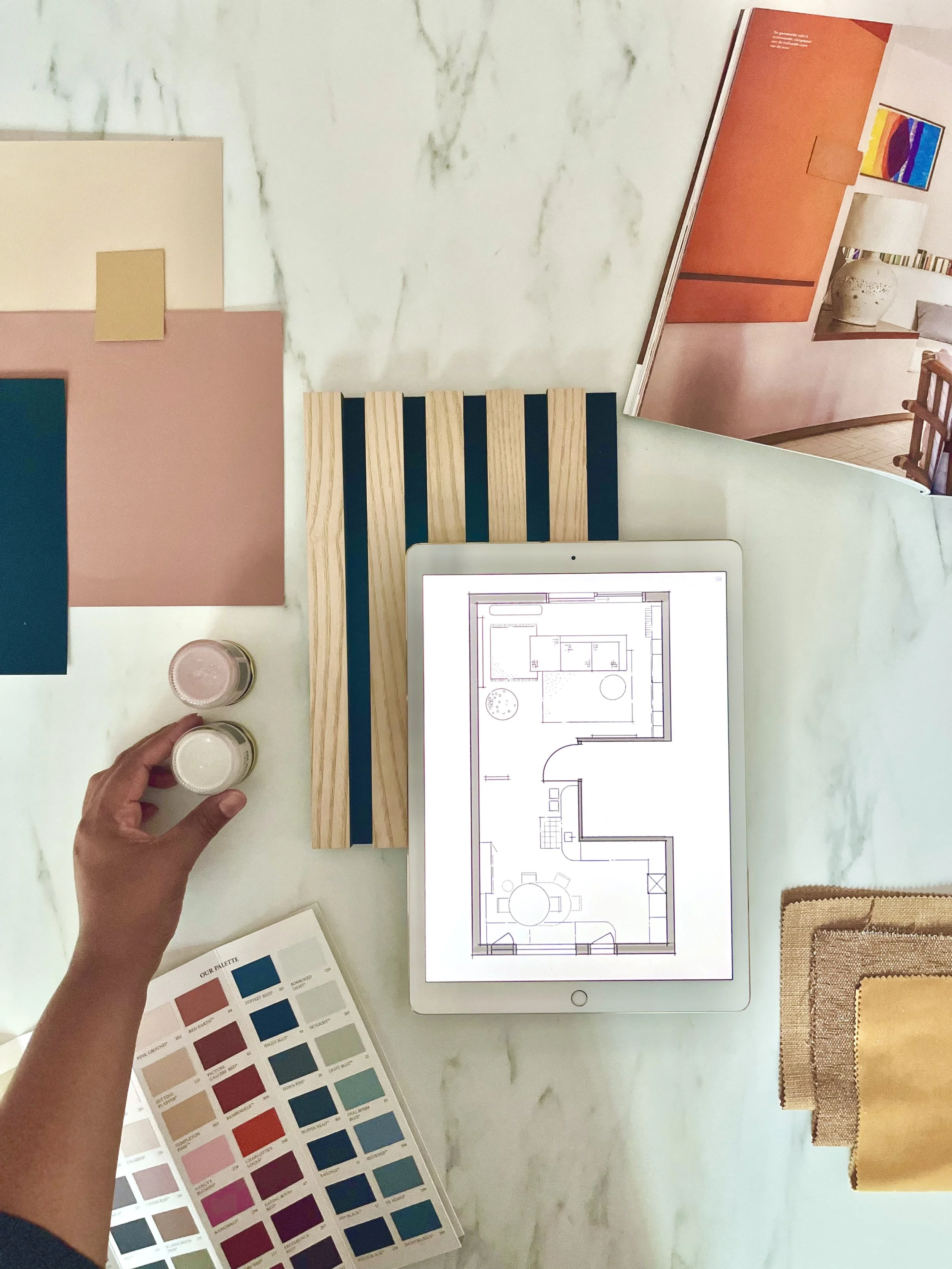 Studio Aitatus Interieur Ontwerp Studio Flatlay Interieur Advies Kleuradvies Amsterdam