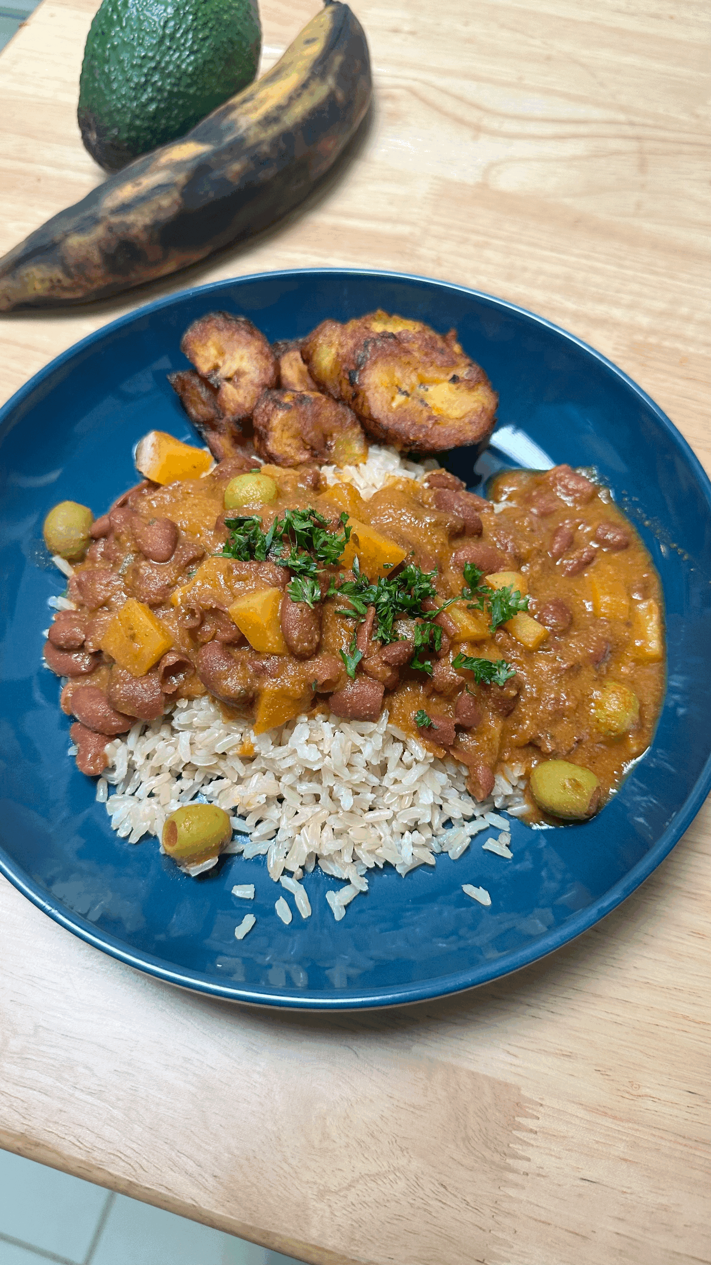 New! Puerto Rican Red Beans &amp; Rice (Habichuelas Guisadas)