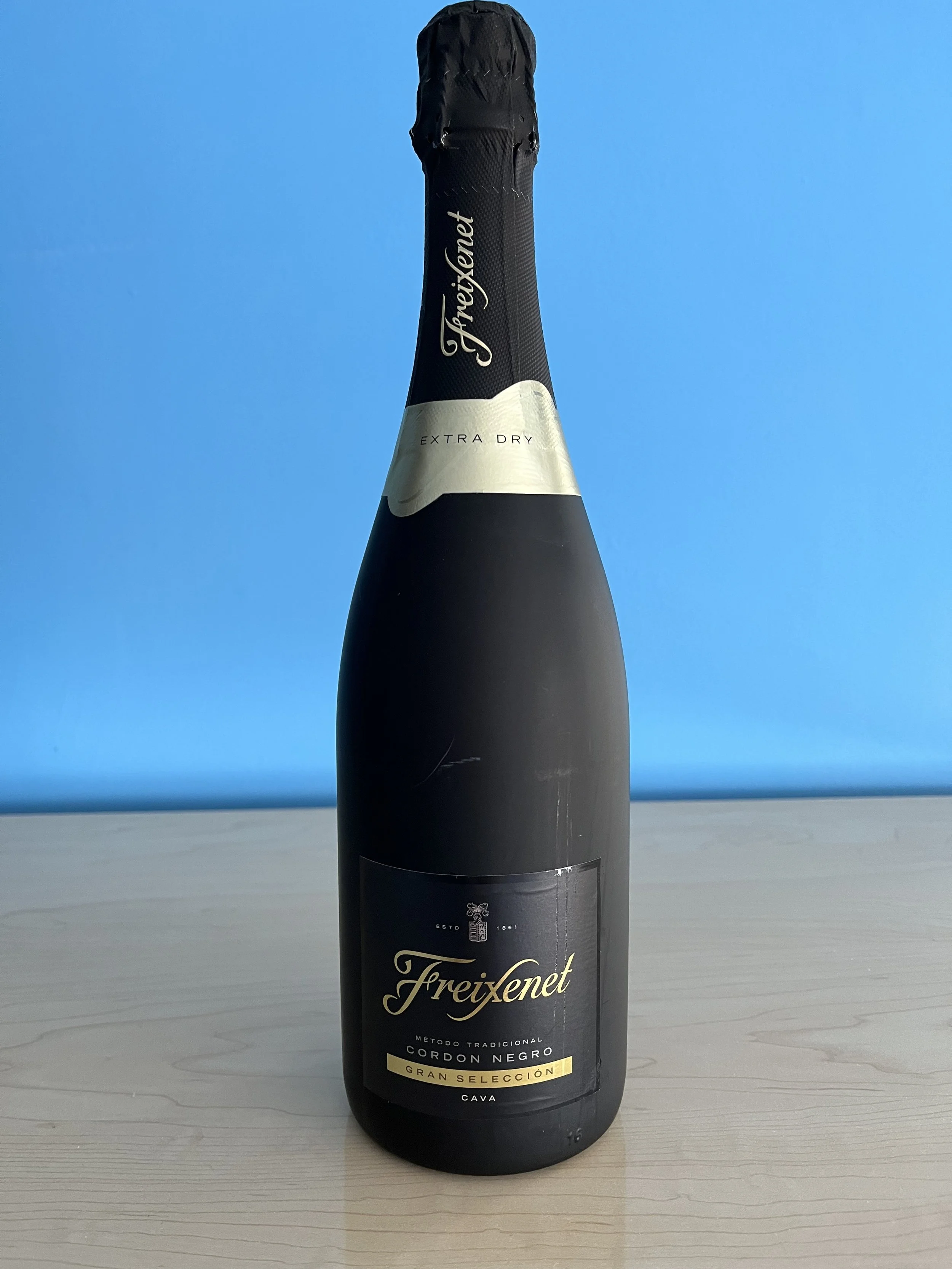 Freixenet wine bottle