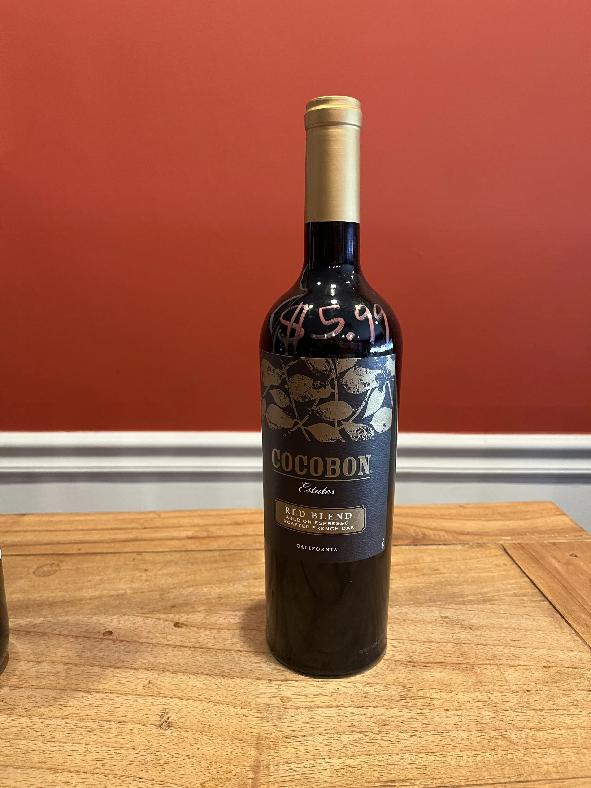Cocobon red wine from Trader Joe's