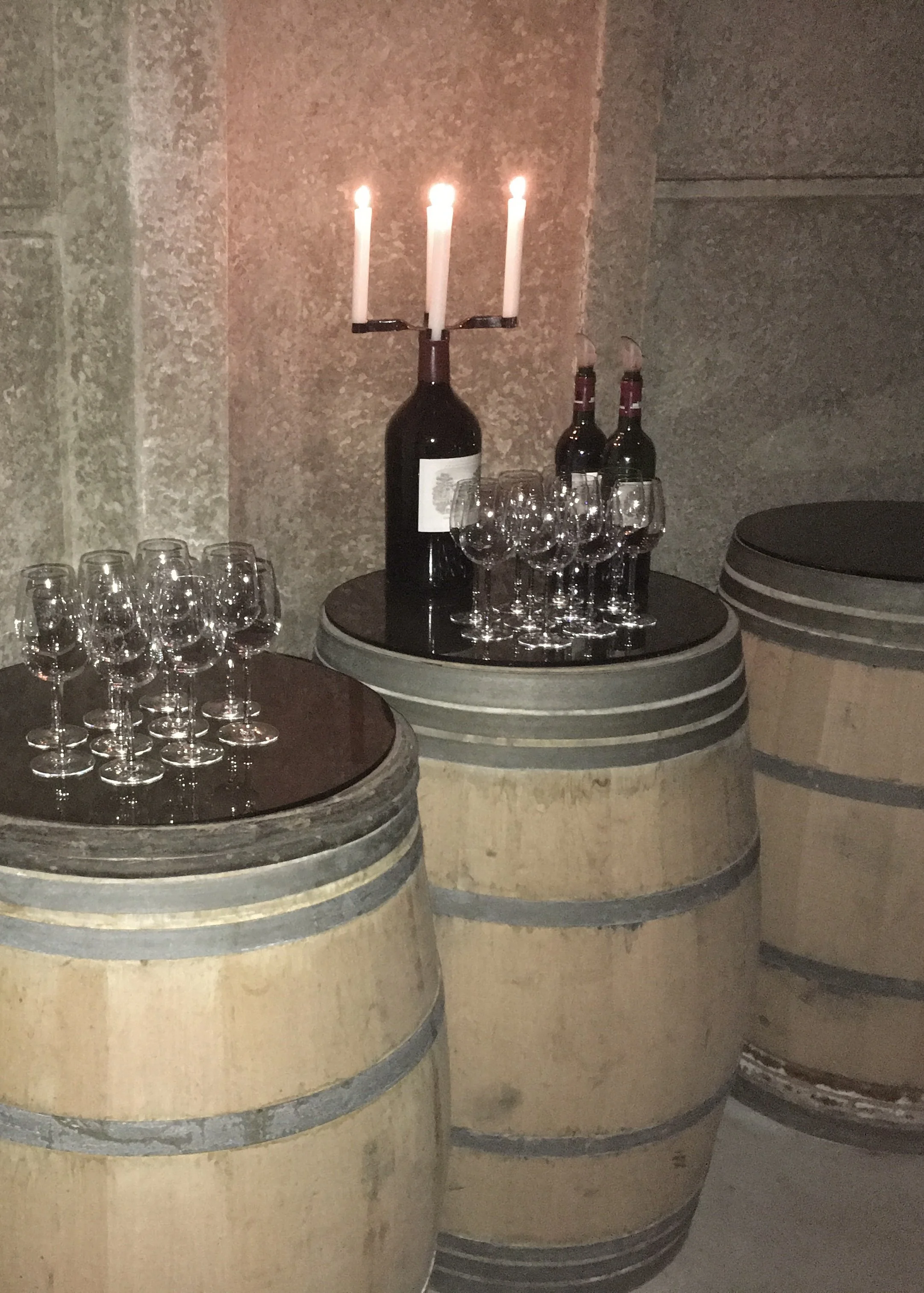 wine tasting area at Chateau Lafite Rothschild