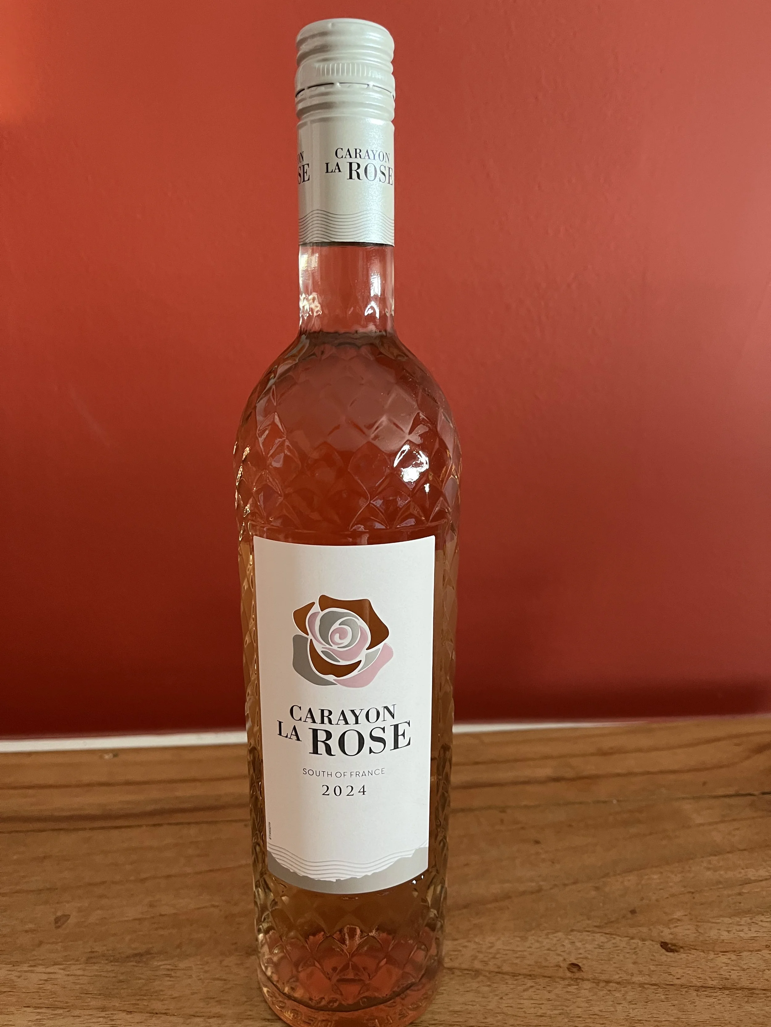 Carayone la Rose rosé wine from Trader Joe's