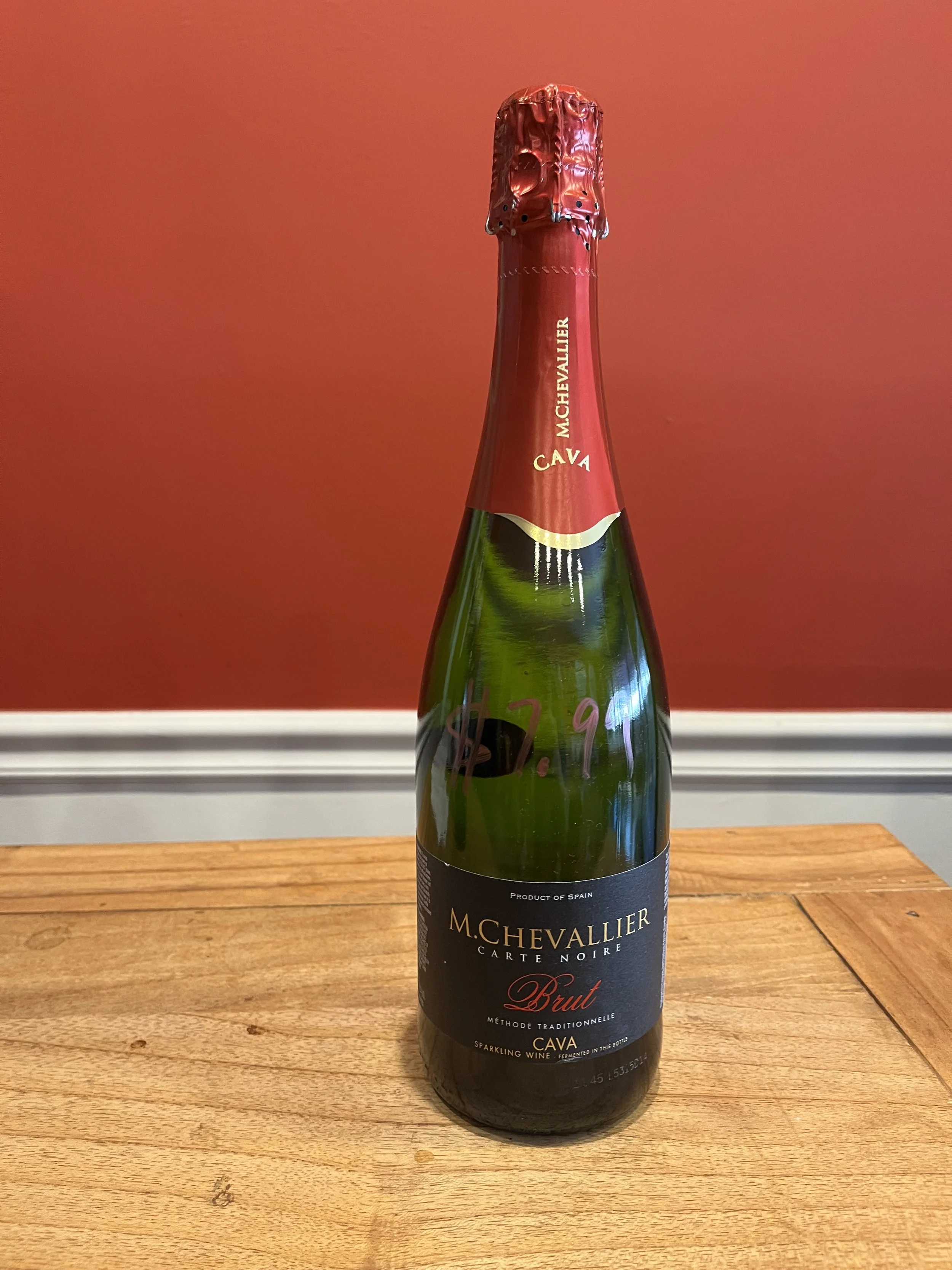 Cava sparkling wine from Trader Joe's