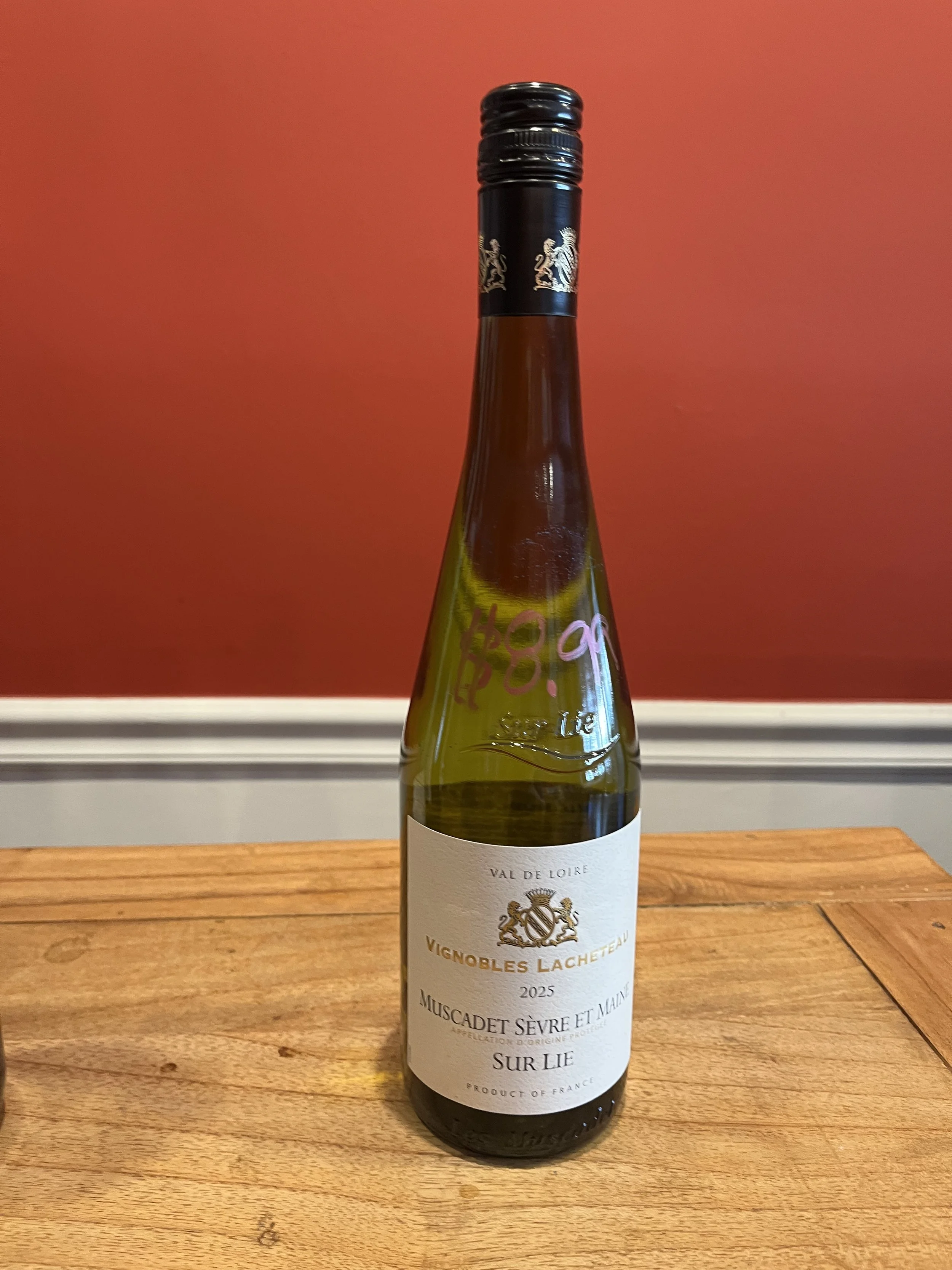 Muscadet wine from Trader Joe's