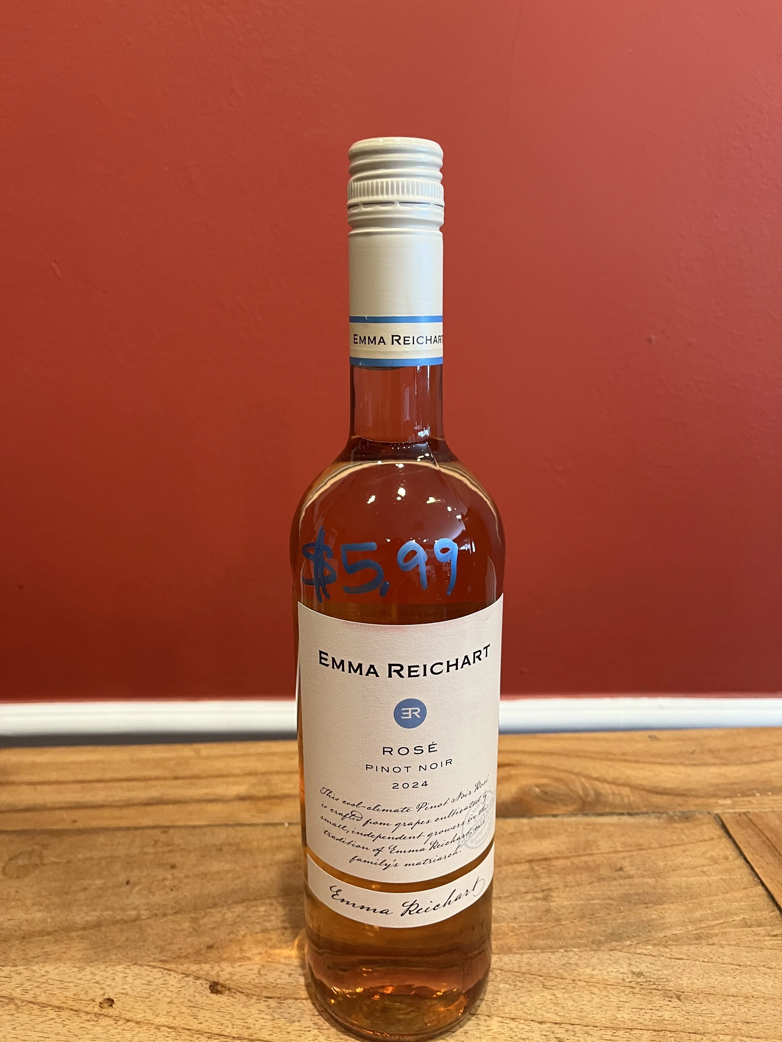 rosé wine from Trader Joe's