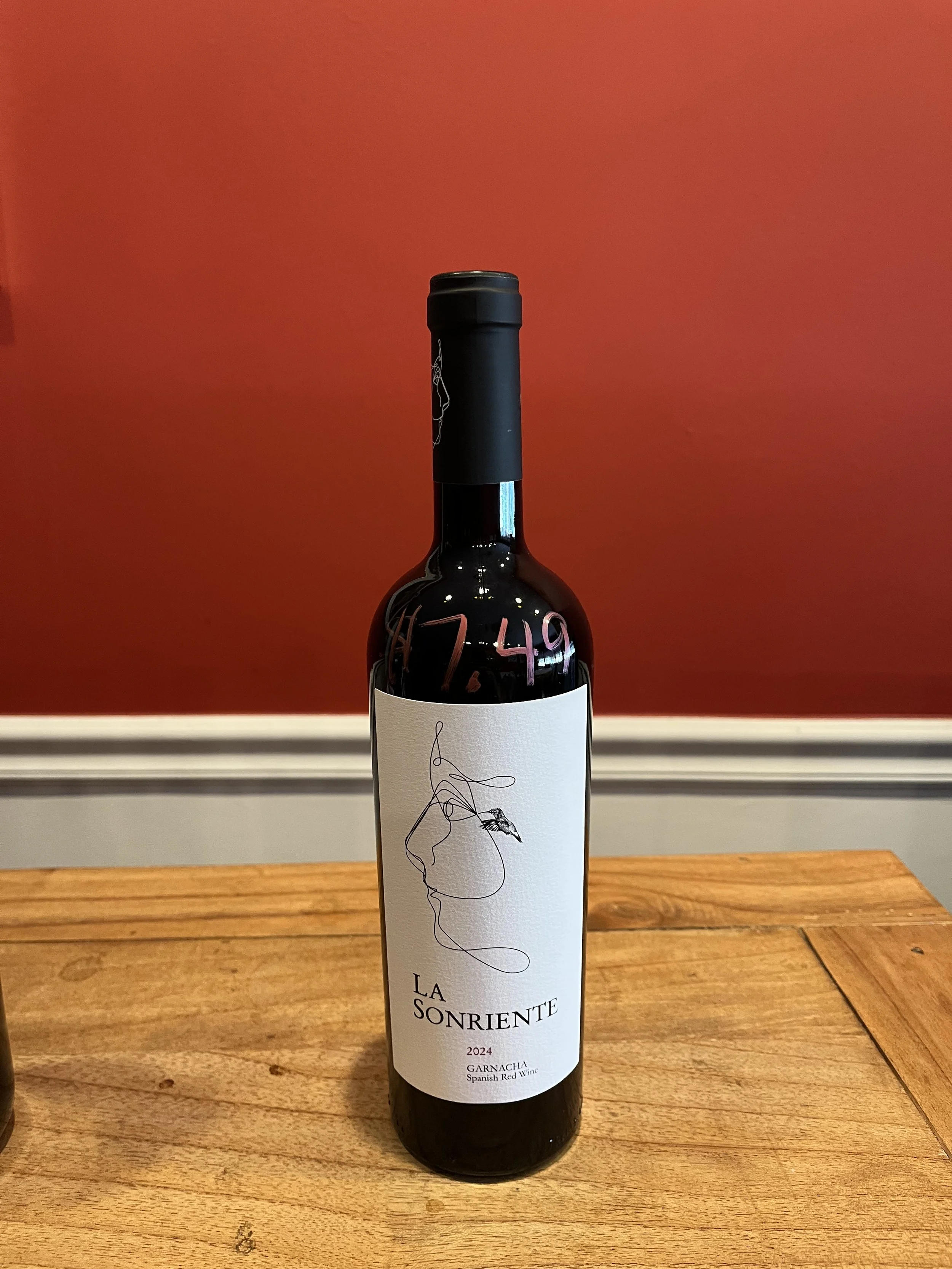 La Sonriente Garnacha wine from Trader Joe's