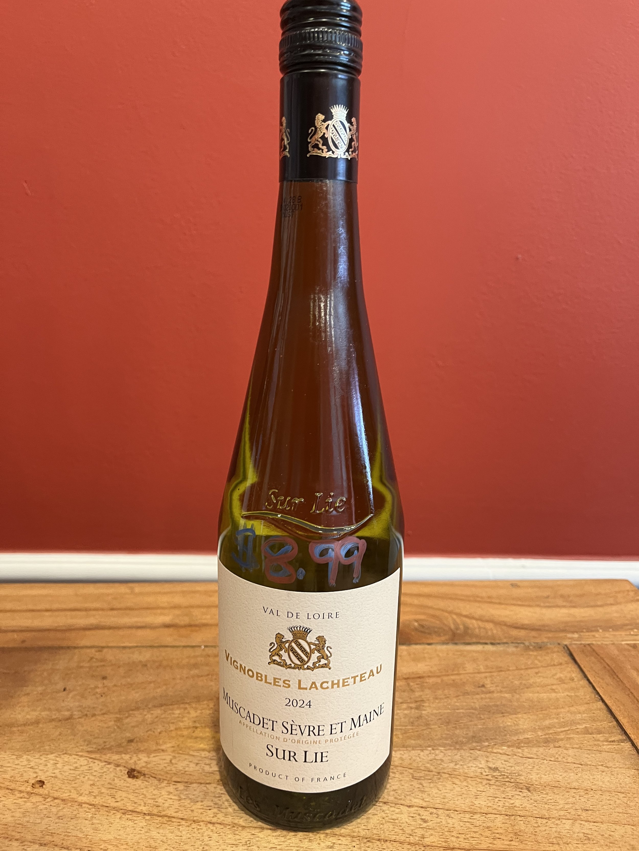 Muscadet wine from Trader Joe's