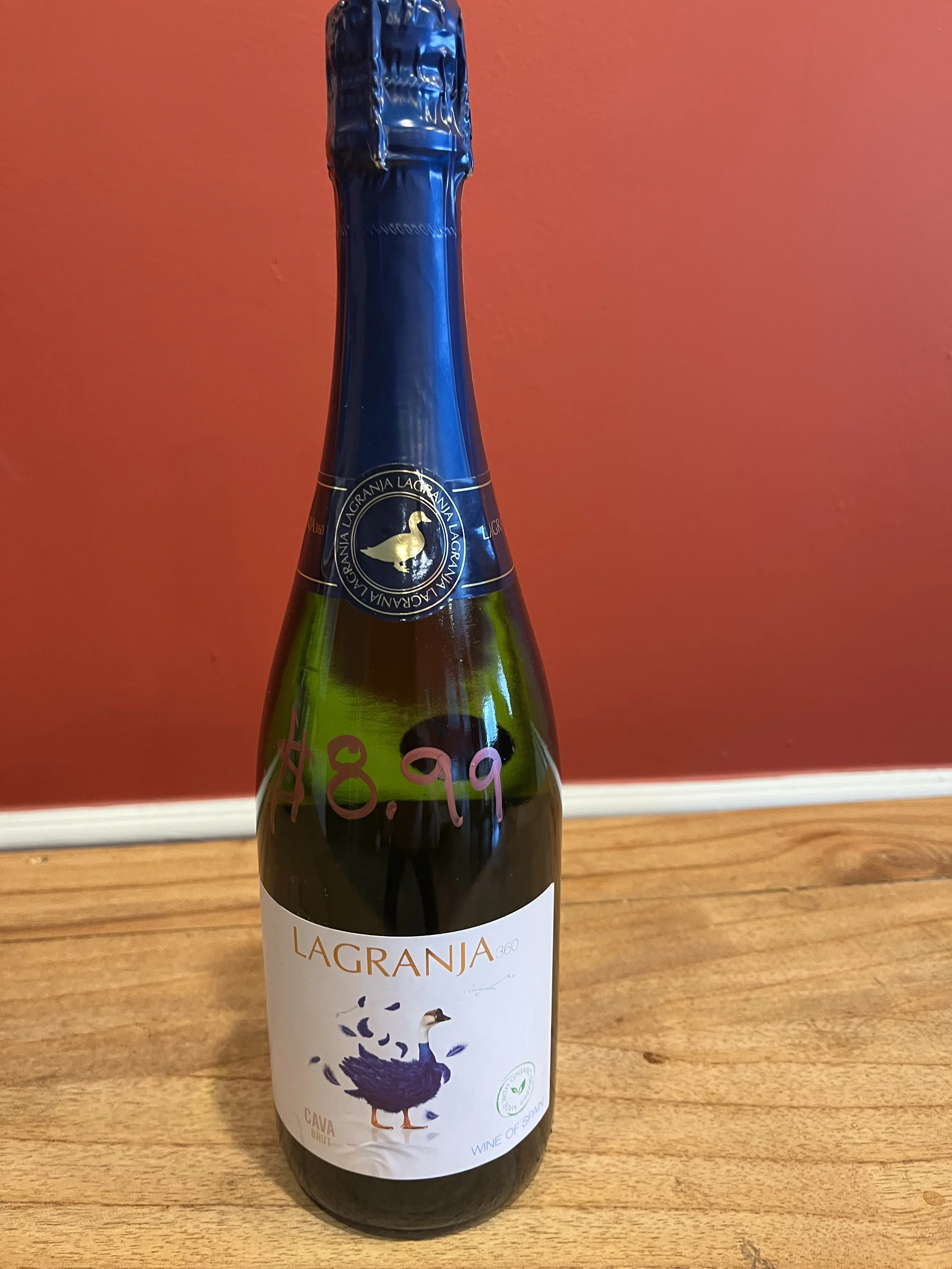 Cava sparkling wine from Trader Joe's