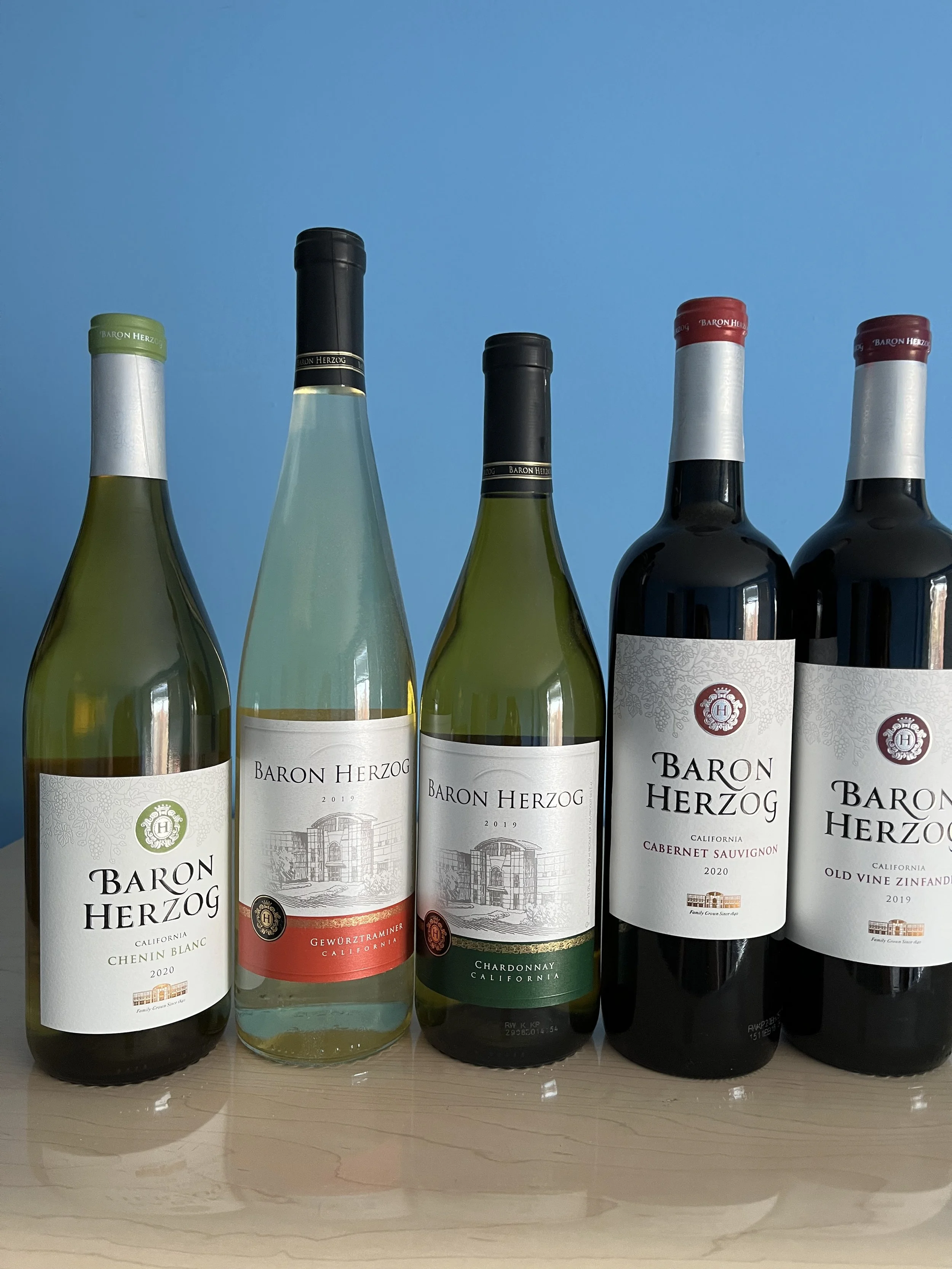 Baron Herzog kosher wines various varieties