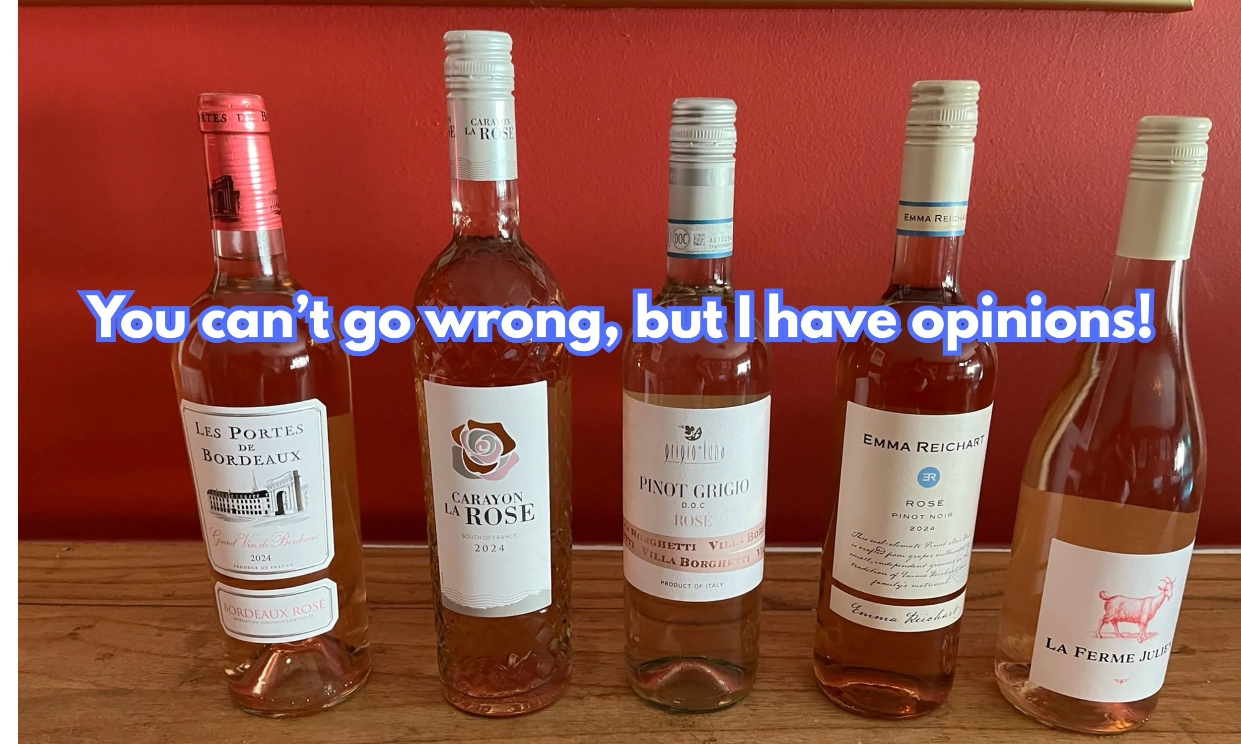 5 Trader Joe's rosé wines