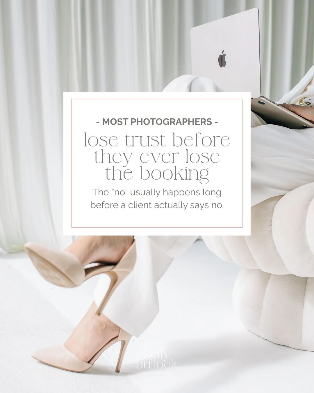 Beautiful work matters.

But trust, clarity, and connection are often what turn an inquiry into a booking.

Your process is part of the experience you&rsquo;re offering and it&rsquo;s so important it&rsquo;s not overlooked. 

If you&rsquo;re looking 