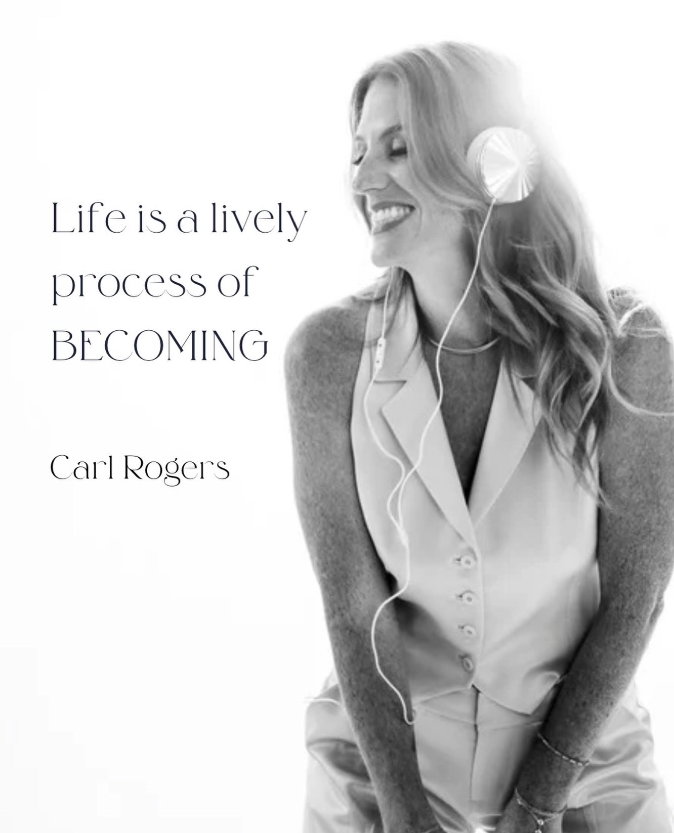 Life is a lively process of becoming.&rdquo;
&mdash; Carl Rogers

I keep coming back to this quote.

Because it&rsquo;s the truth behind everything The Becoming Campaign stands for.

It&rsquo;s a PROCESS.

Not a moment. Not a destination. Not somethi