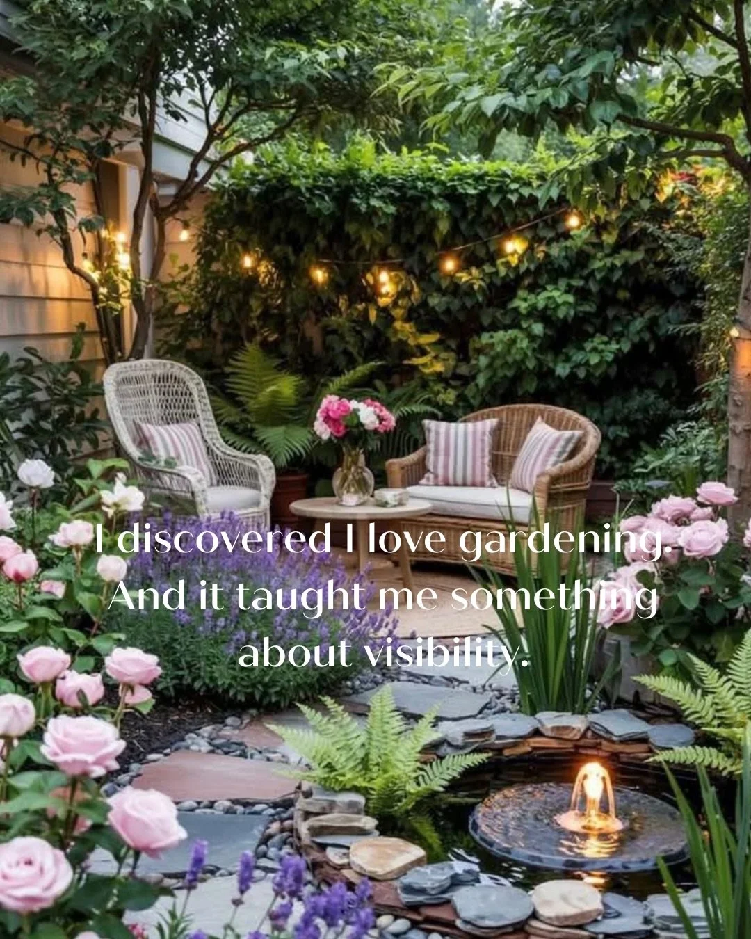 I discovered I love gardening. And it taught me something about visibility.
Hear me out.
Having tomatoes, cucumbers, berries, and herbs in my backyard? Total perk of rural Germany.
But here&rsquo;s what surprised me:
I thought I needed the city to fe