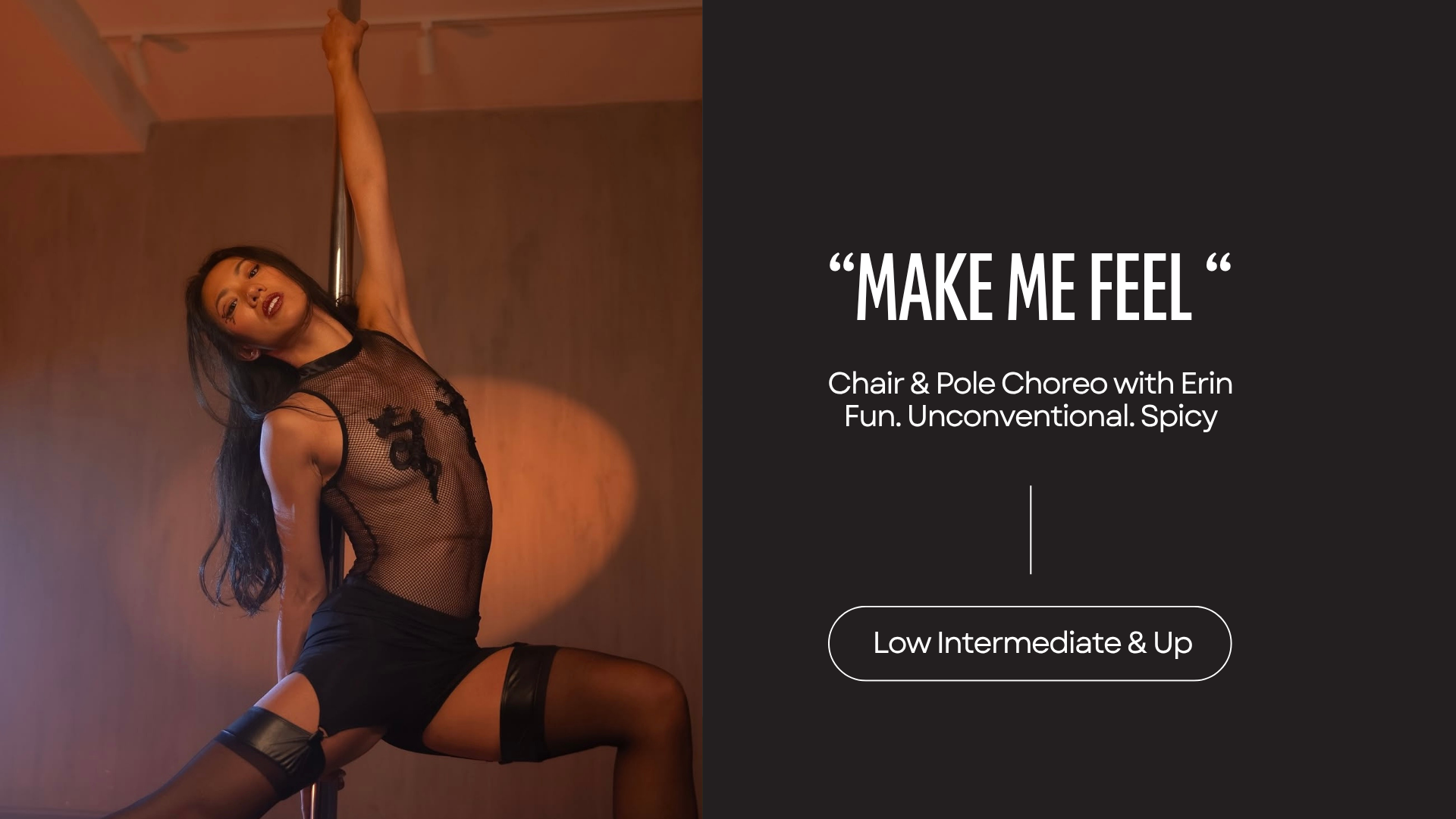 'Make me Feel' Chair & Pole Choreo with Erin