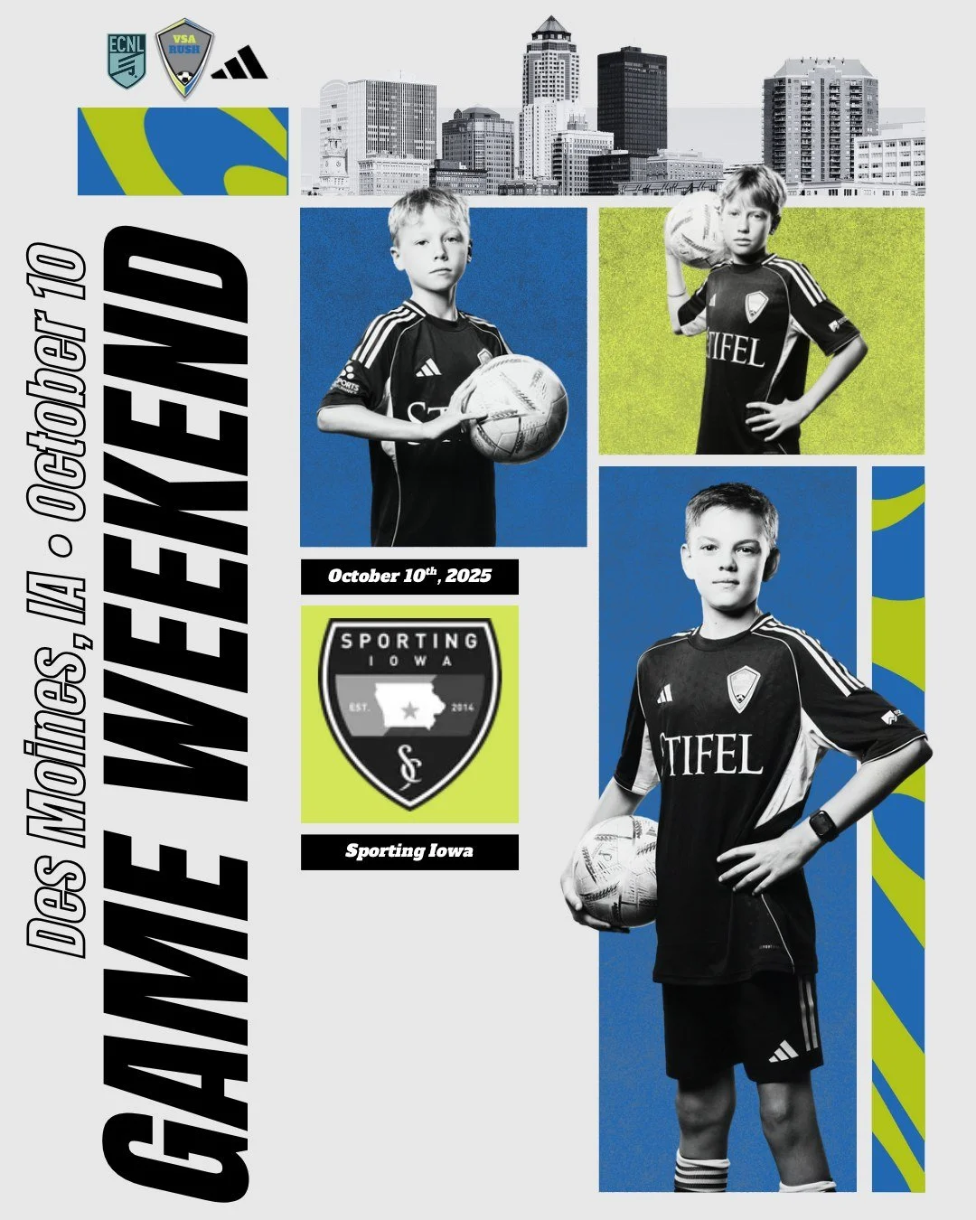 Gameday for the VSA Rush U13 ECNL Boys! 
#VSARush #ECNL