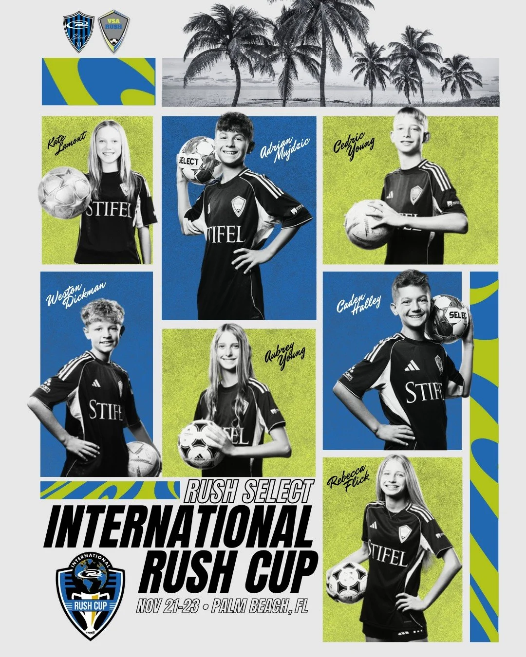 Congratulations to the 7 VSA Rush players who will represent the Midwest Rush Select Program at the 2025 International Rush Cup in Palm Beach, FL this November! πβ½οΈ
#VSARush #RushSelect