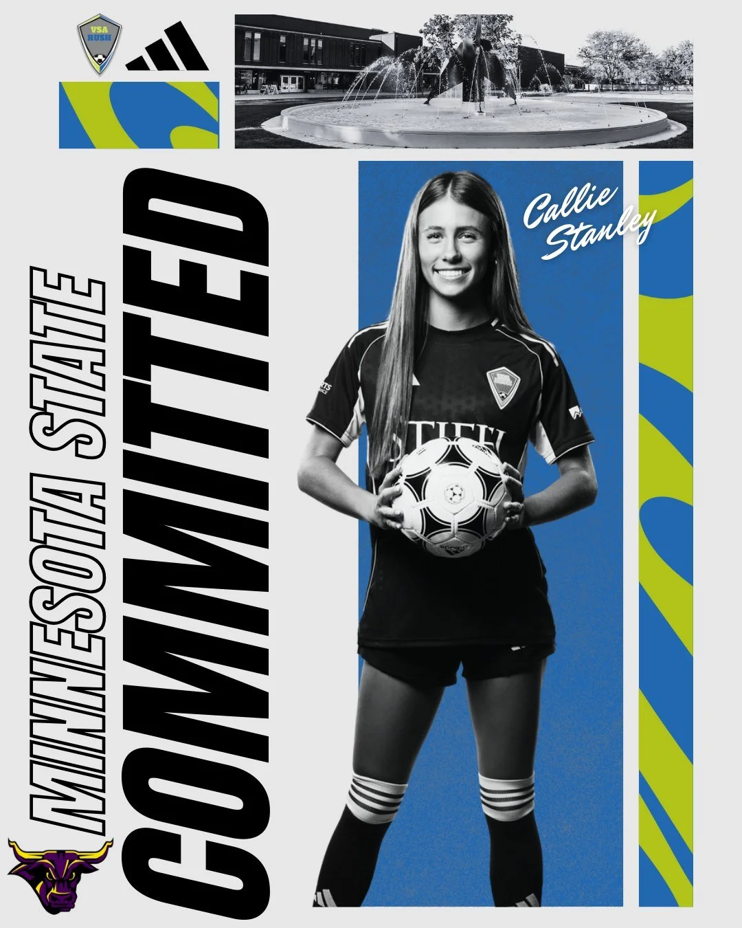 Congratulations to Callie Stanley from the 08/07G GA for committing to Minnesota State! #Committed #VSARush