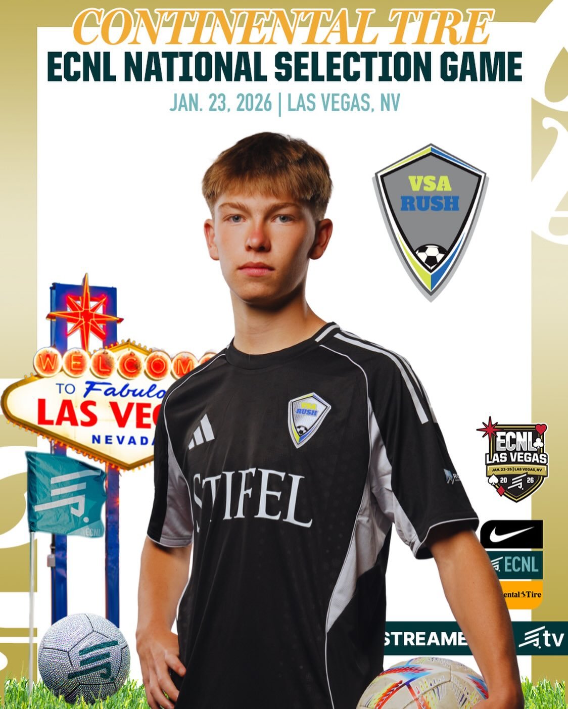 Congratulations to @calwahlberg on his selection for the @ecnlboys National Selection game! We are proud of you  and can&rsquo;t wait to support you! ❗️⚽️