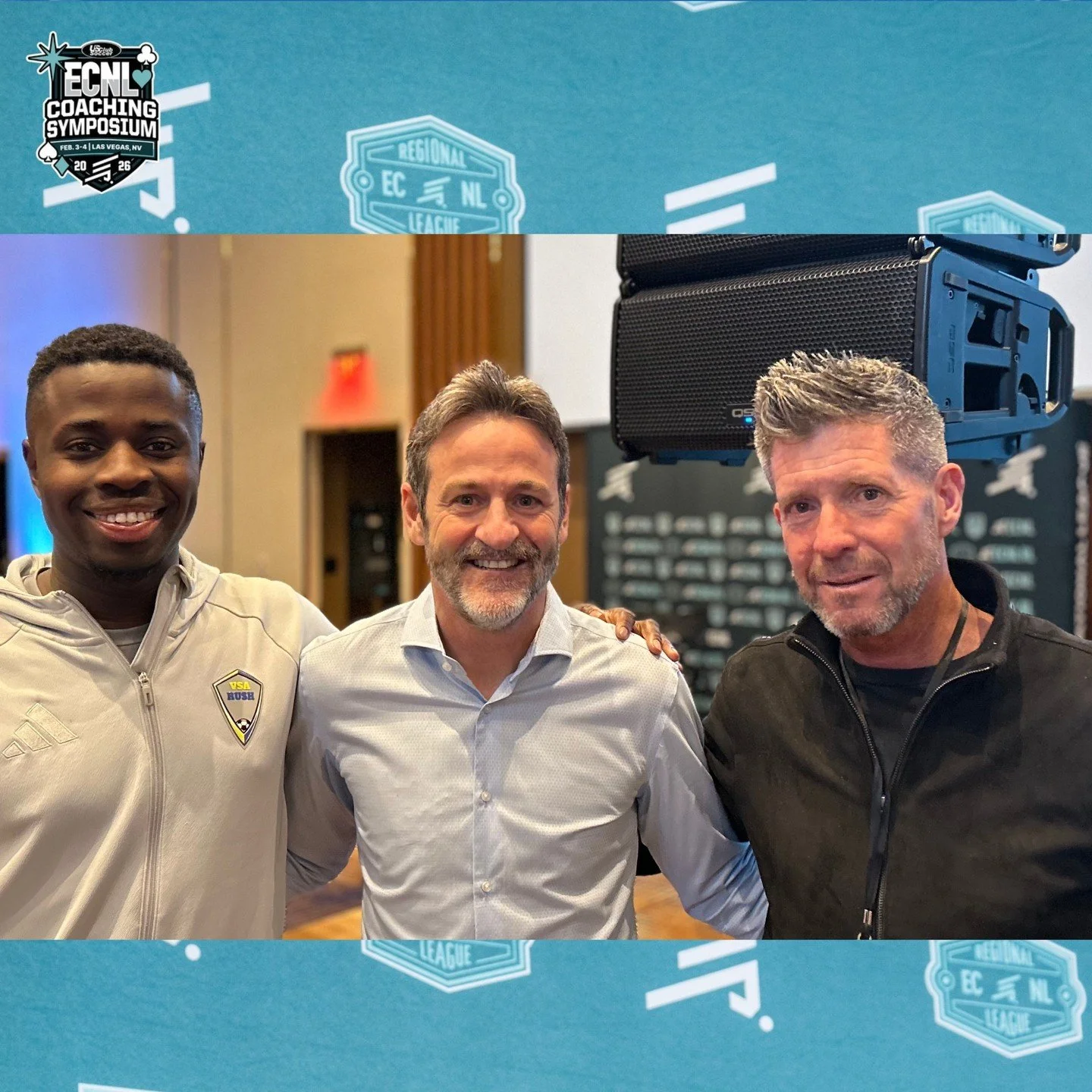 Some of our VSA Rush ECNL coaches &amp; staff enjoyed time spent learning, listening, and growing at the ECNL Coaching Symposium. It's a great opportunity to step away from the field for a few days to connect, develop, and gain insight from leaders a