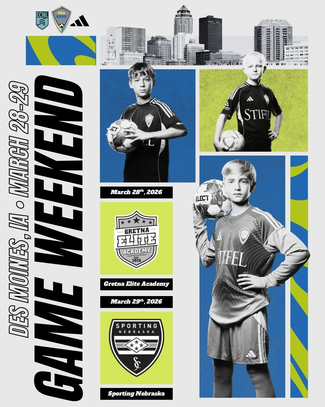 Our 2012 &amp; 2013 ECNL Boys are back in action this weekend! #VSARush #ECNL