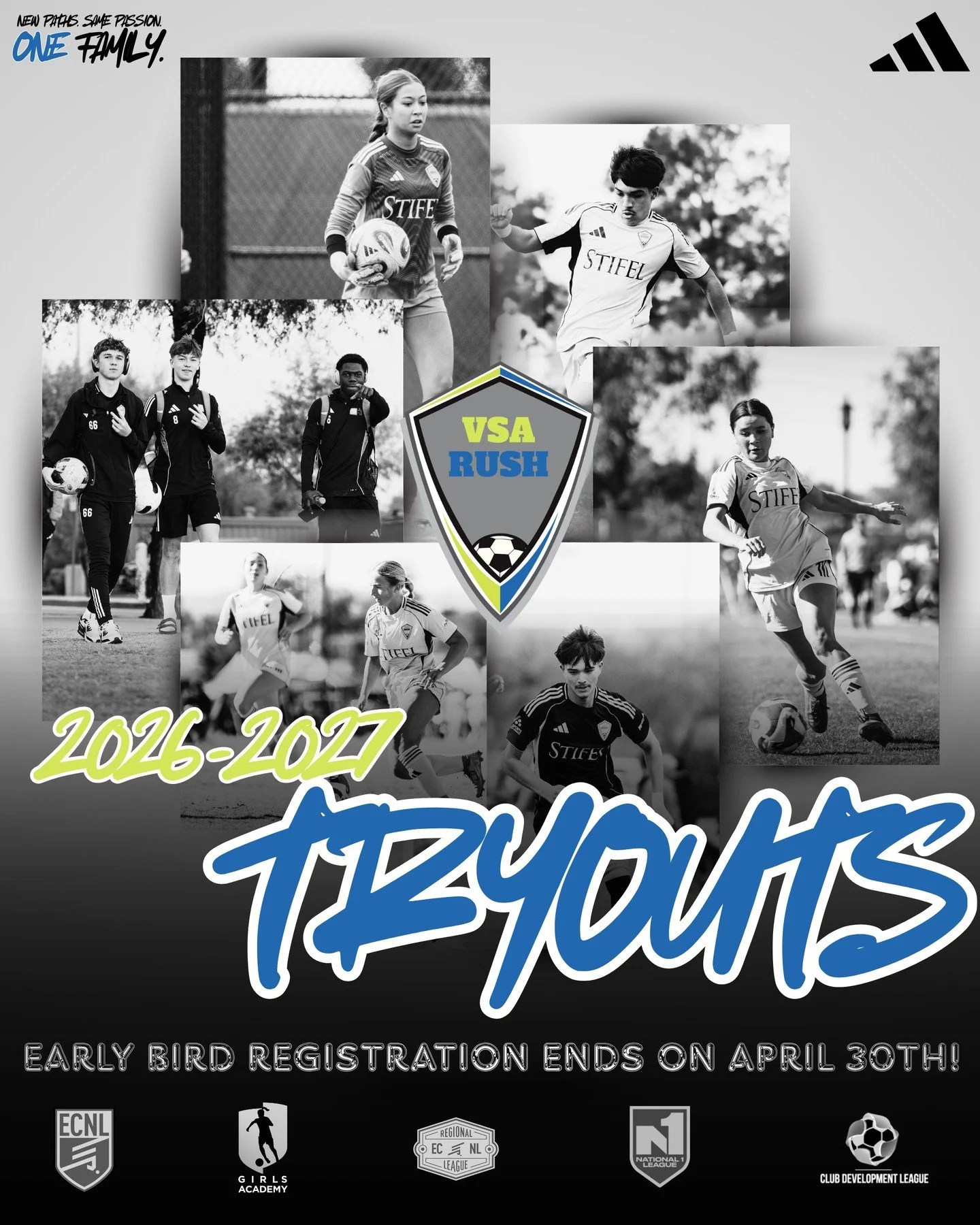 Get registered for 2026-2027 VSA Rush tryouts! Sign-up by April 30th to get the Early Bird discount savings of $10!

For tryout dates and more information visit https://bit.ly/3NSuAOa!
Registration Link: https://bit.ly/418QqQn

#VSARushTryouts