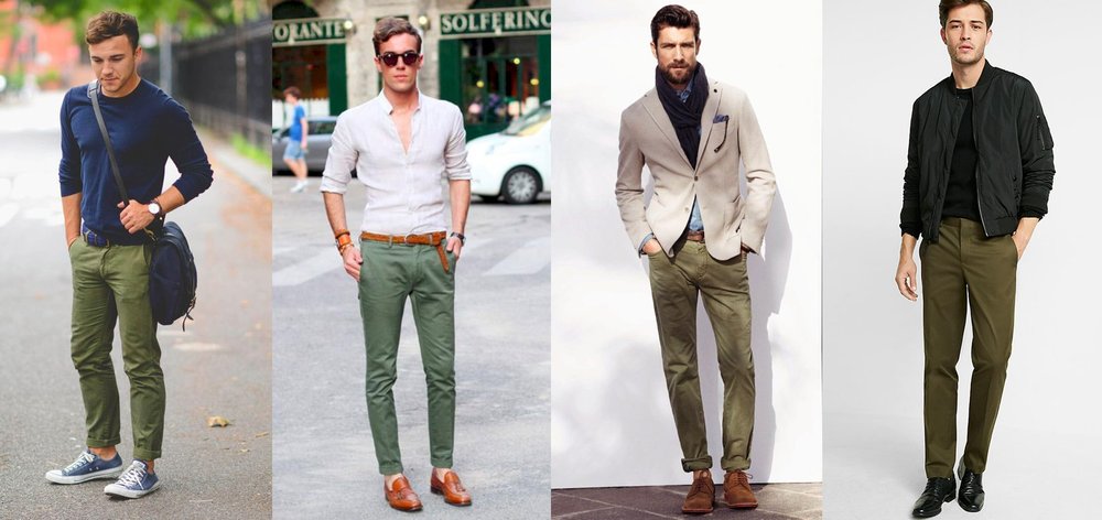 3 Ways to Wear Olive Chinos — The Essential Man
