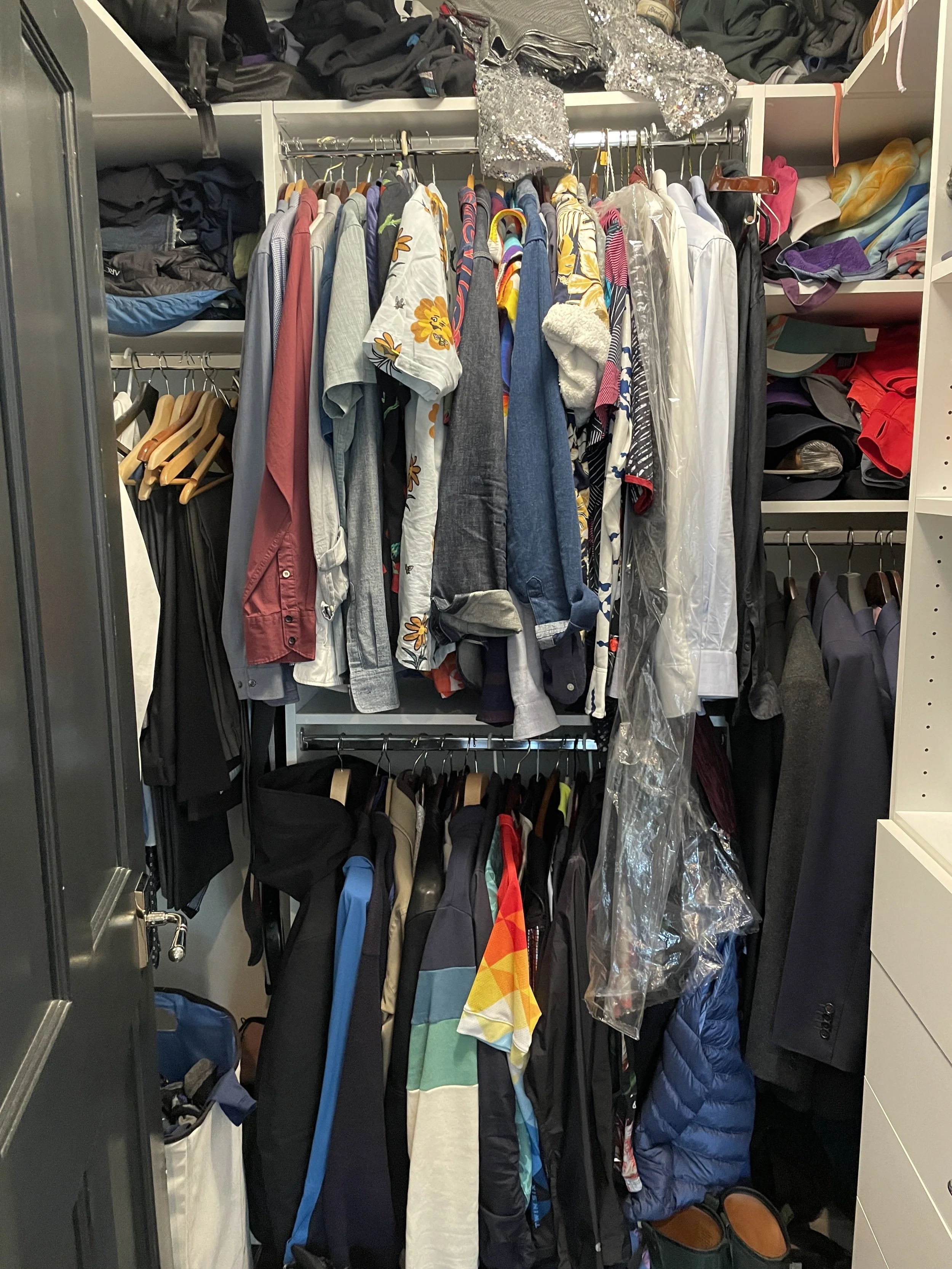 styling client before closet