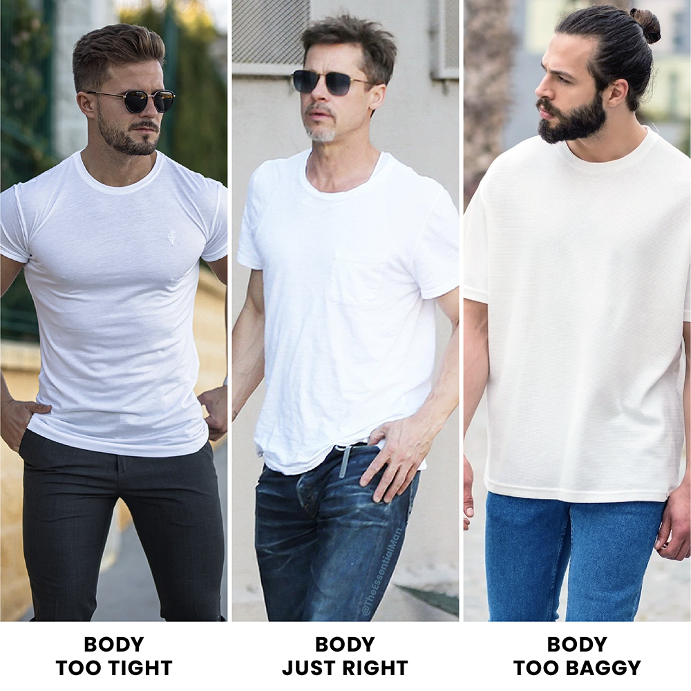 How a t-shirt should fit a man — The Essential Man