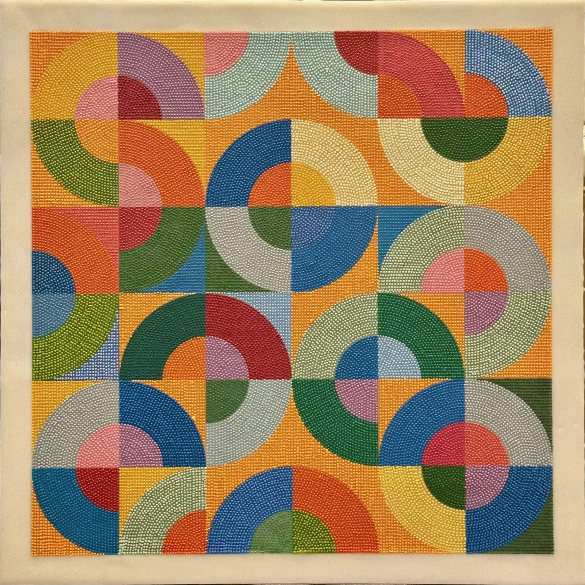 Drunkard's Path: Radiant II, 20x20
