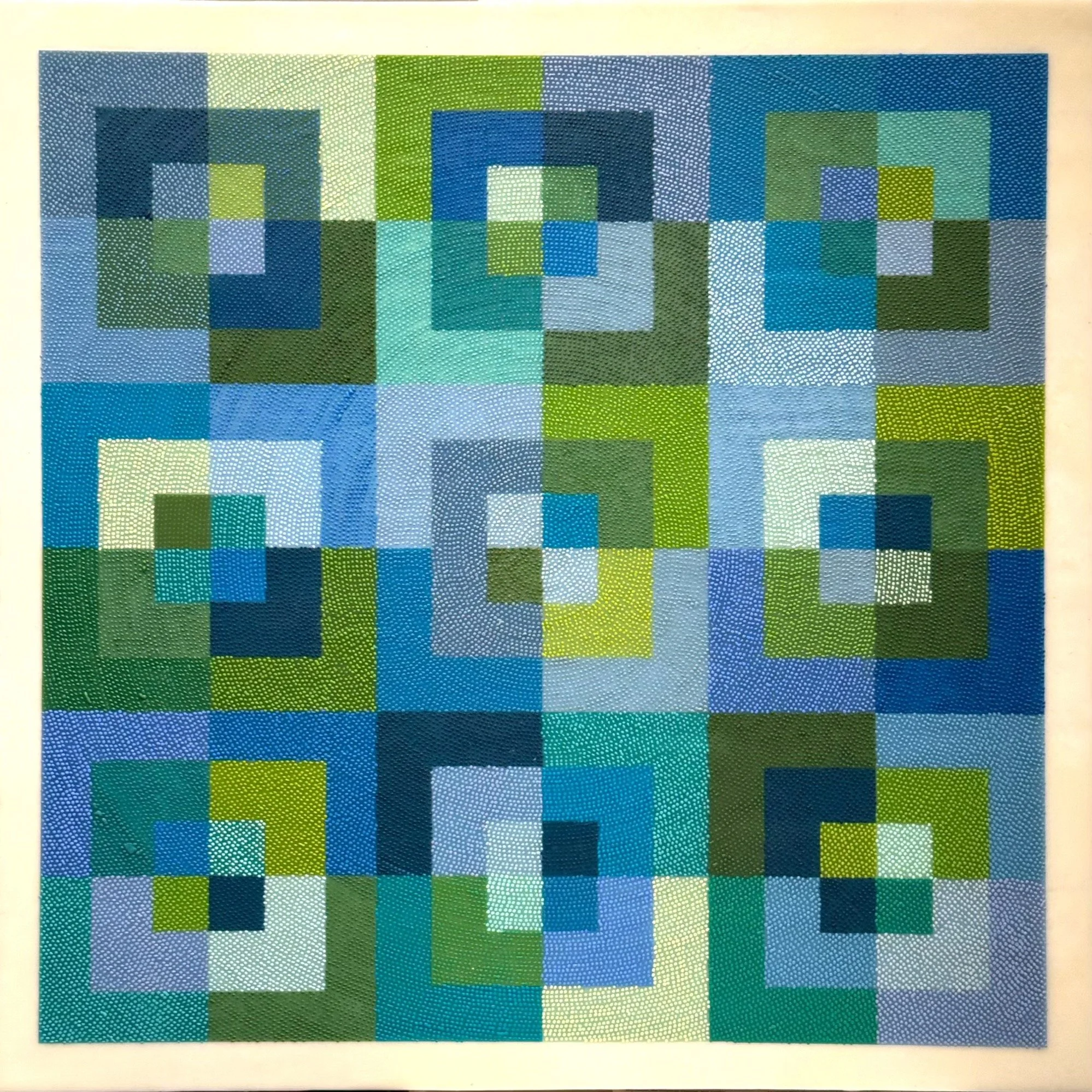 Drunkard's Path Goes Square, 24x24