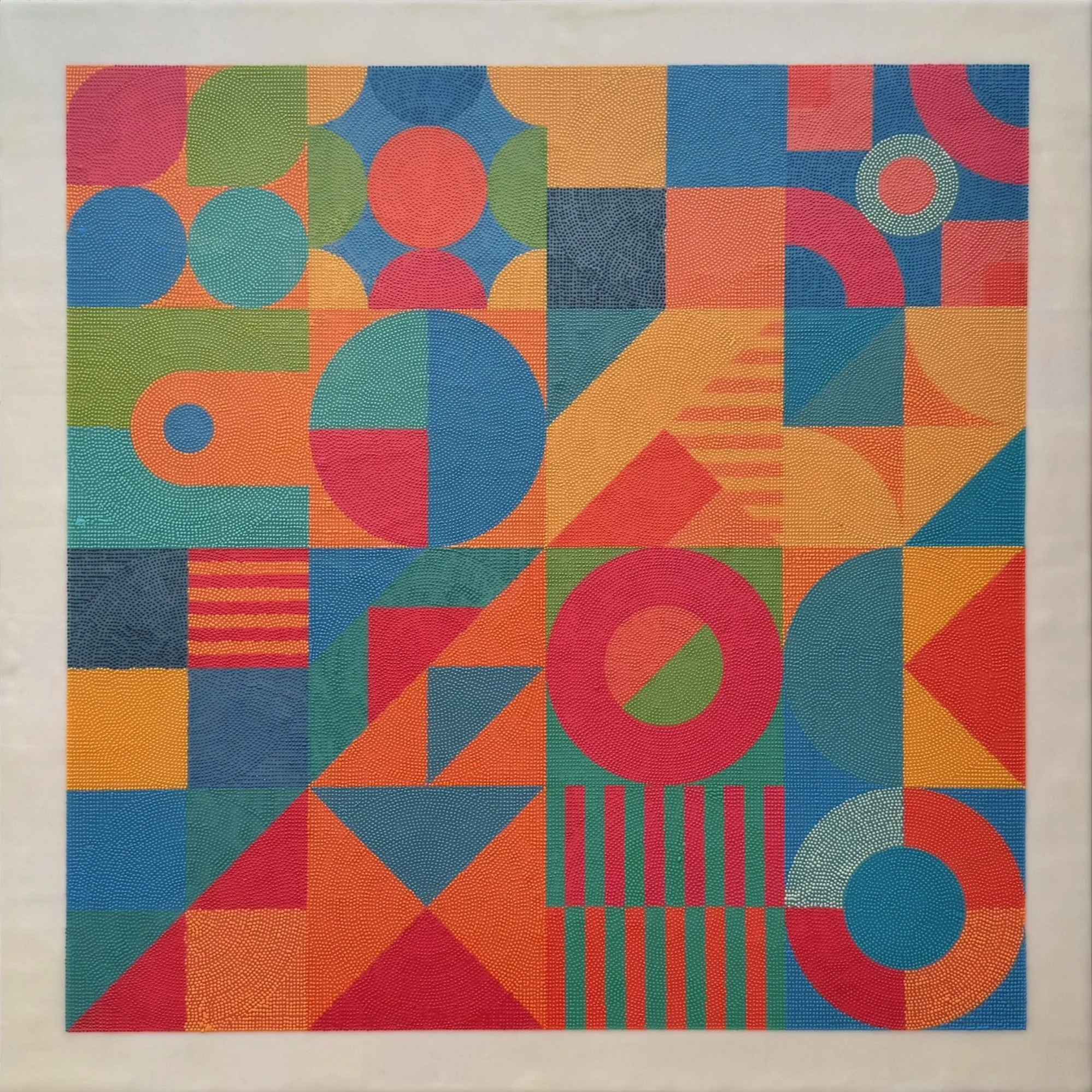 Waxing Bauhaus III, 30x30