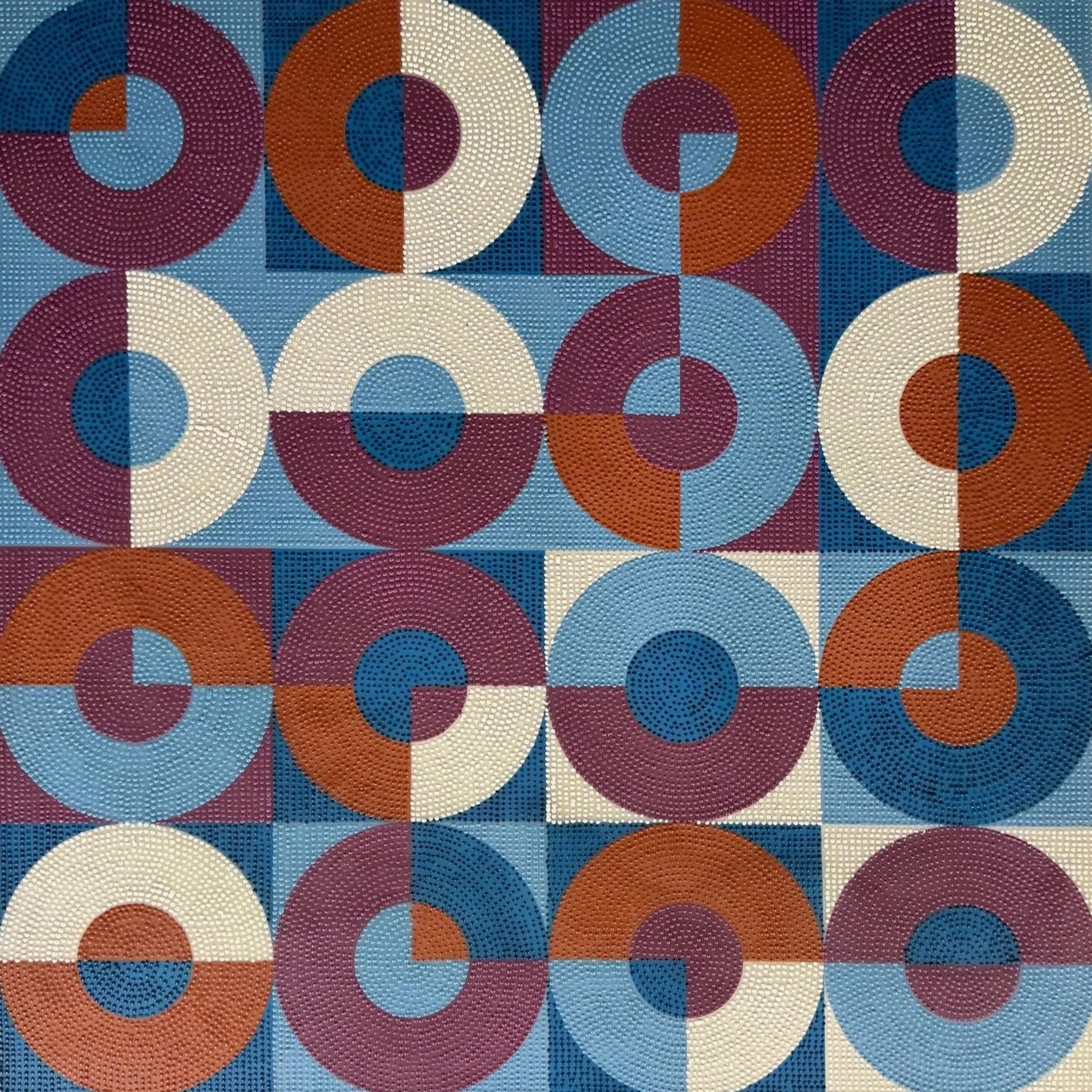 Polychrome Rotations (20"x20")
