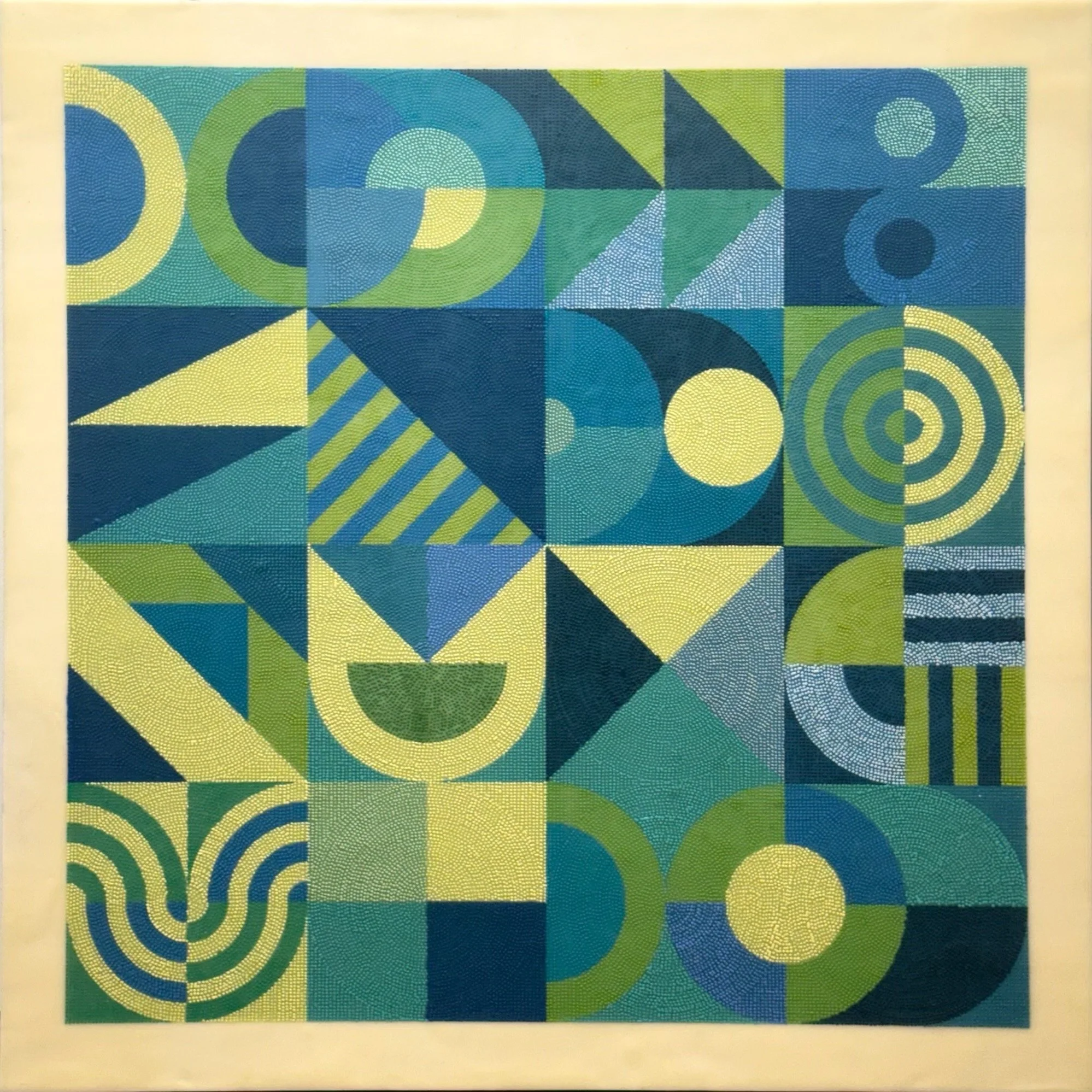 Waxing Bauhaus: Oceanic, 30x30