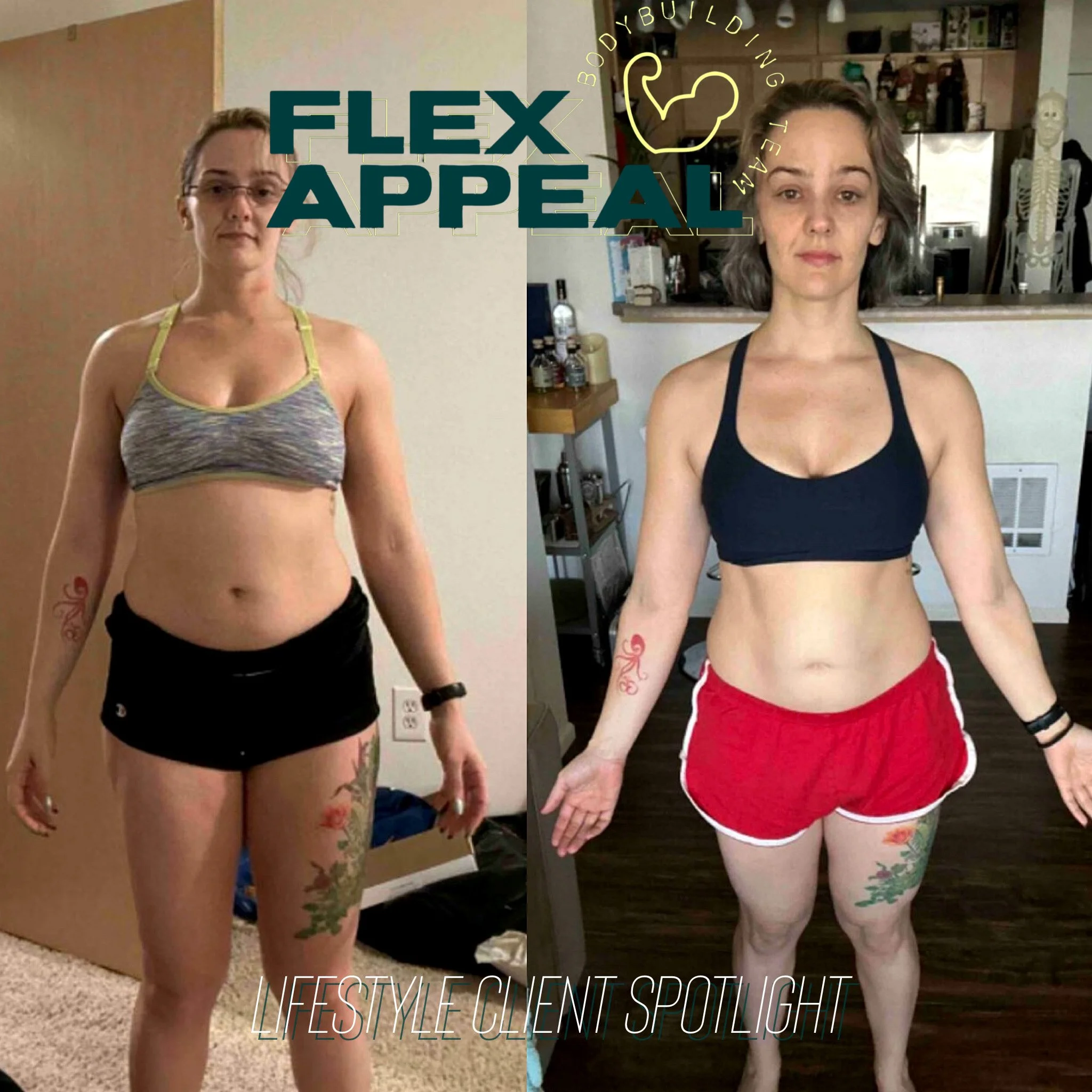 Lifestyle Client Kayla's 4 month transformation in a gut protocol