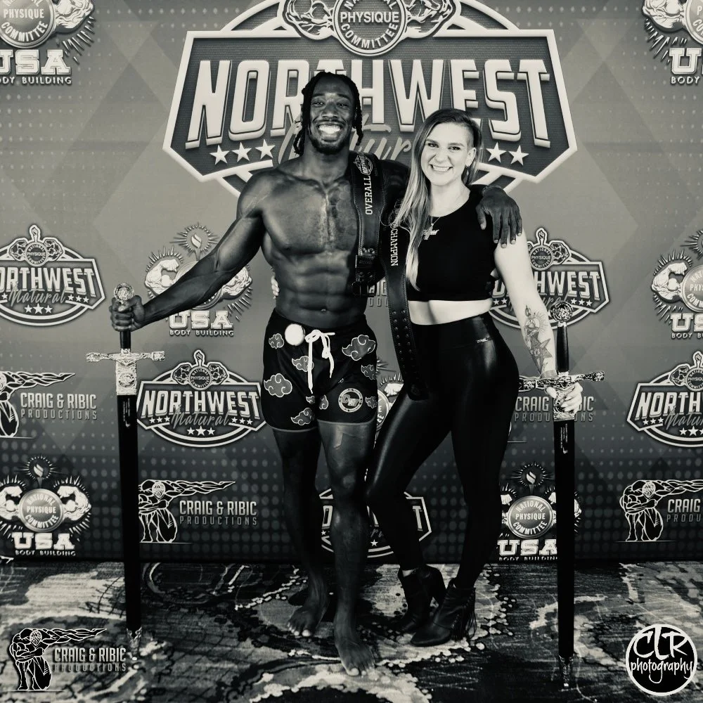 Coach Meghan & Athlete Q winning his first overall title at his first show. 6 months working together