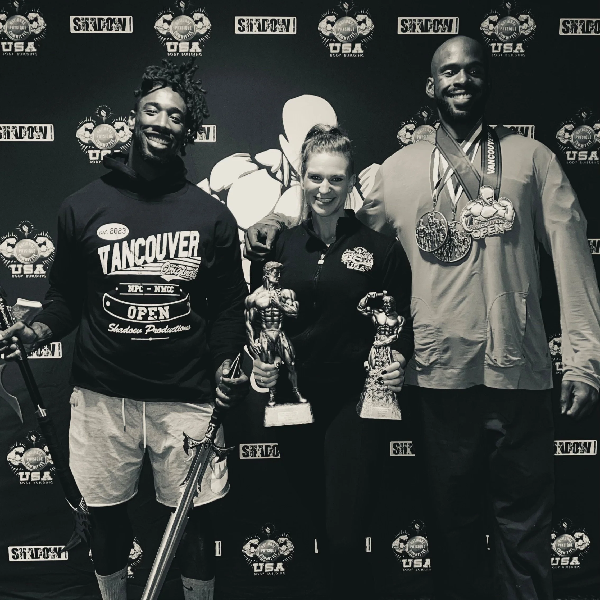 Coach Meghan & Athletes Q & David at the Vancouver Open 2023