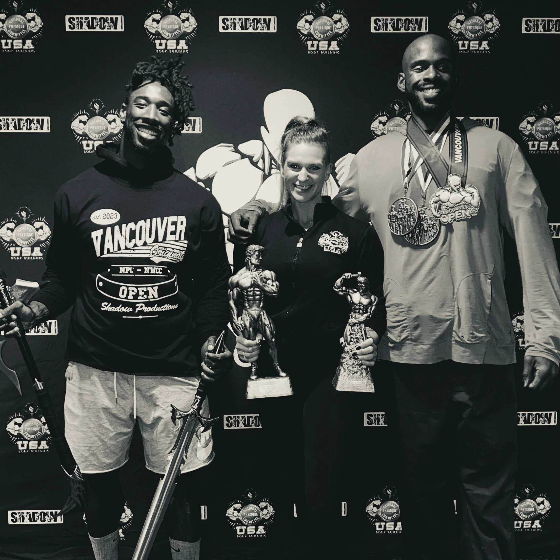 Coach Meghan & Athletes Q & David at the Vancouver Open 2023