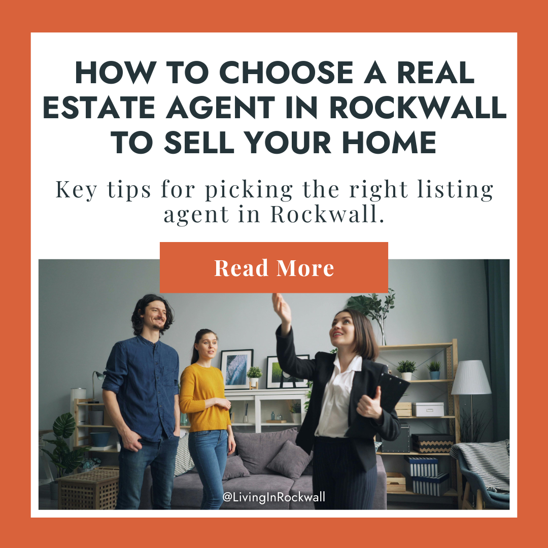 How to Choose a Real Estate Agent in Rockwall to Sell Your Home
