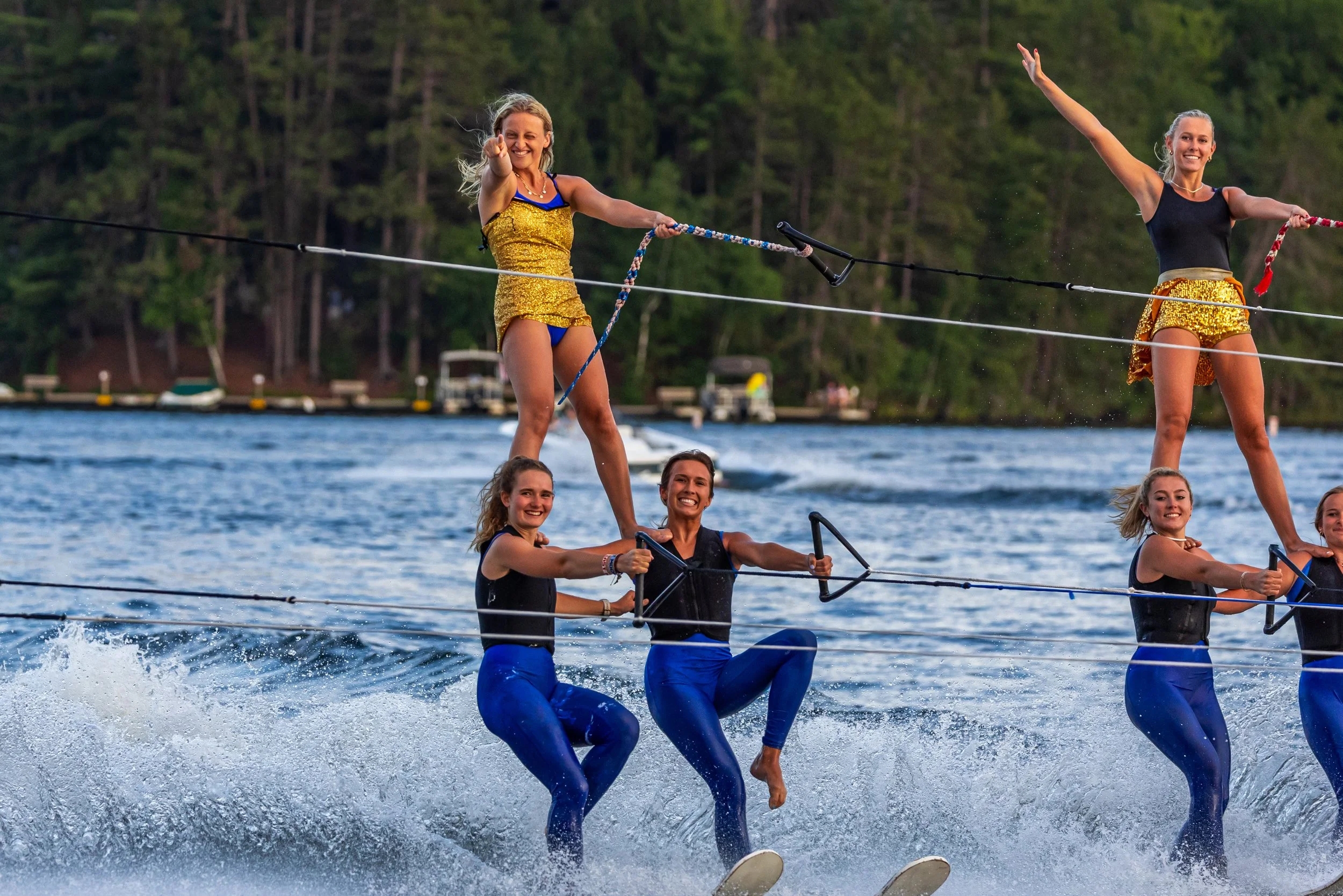 Bat Ski About — Min-Aqua Bats Water Ski Show
