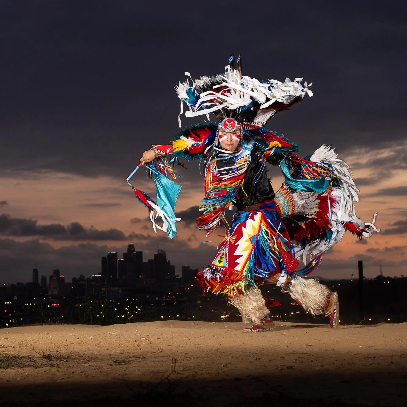Performing with Indigenous Enterprise at The Joyce Theater, NYC