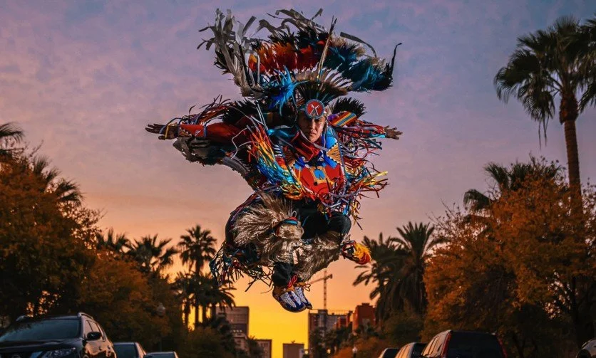 Performing with Indigenous Enterprise at The Joyce Theater, NYC