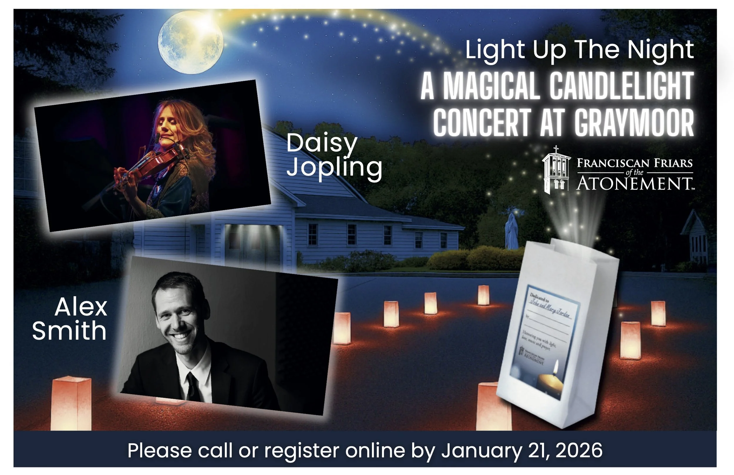 Luminary Concert at Graymoor in Garrison, NY