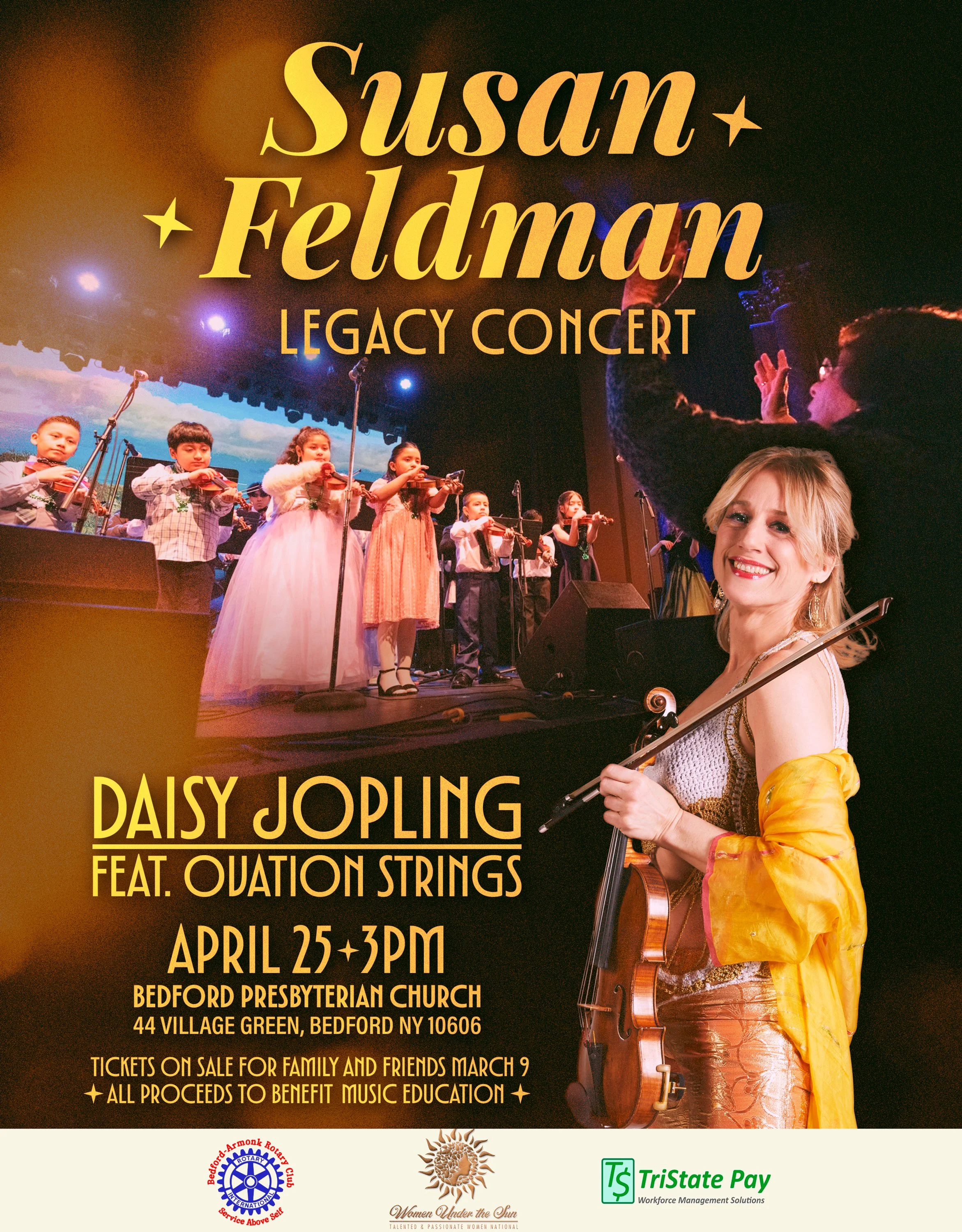 Susan Feldman Legacy Concert at the Bedford Presbyterian Church